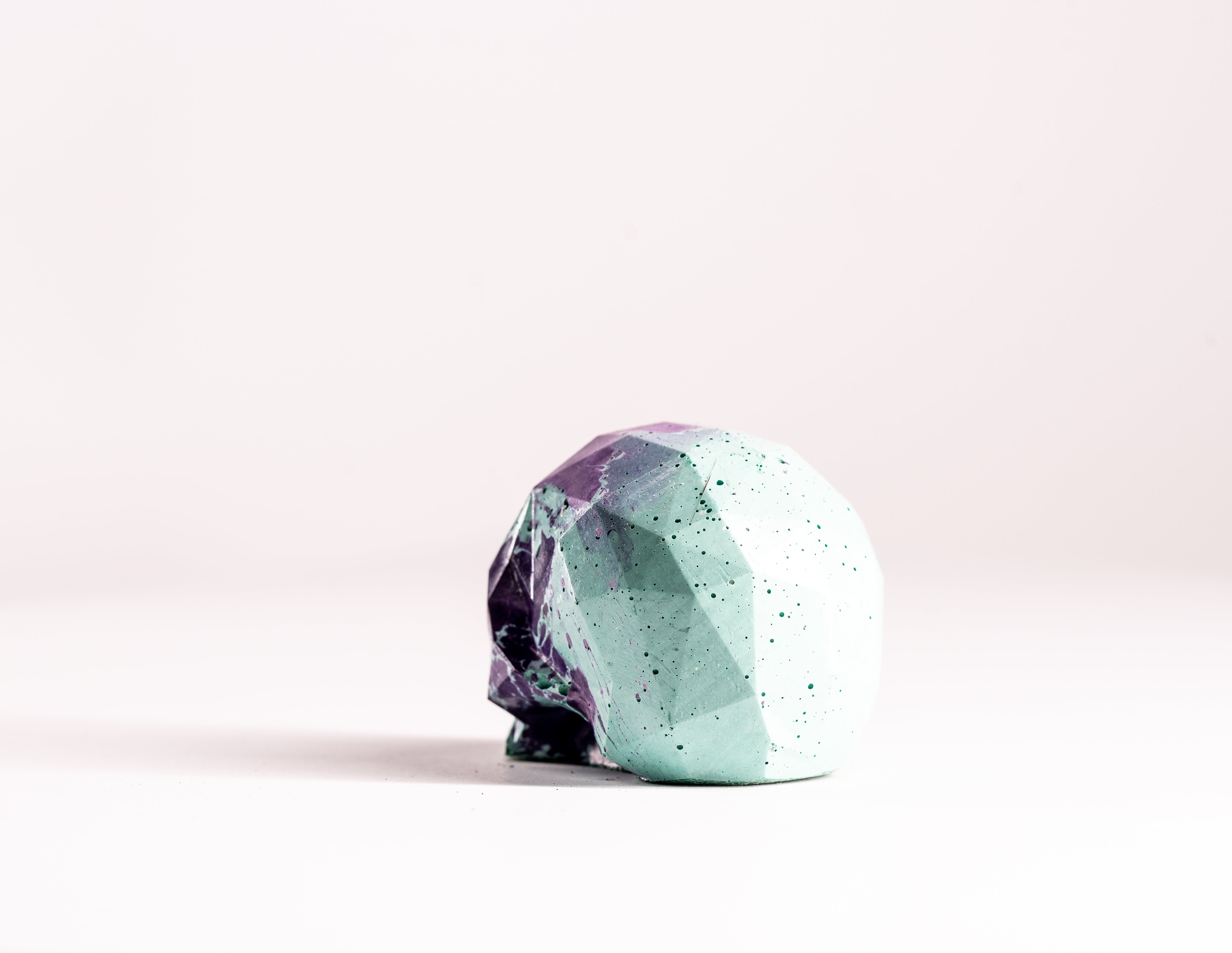 Mini Collectible Skull - Marbled - 100