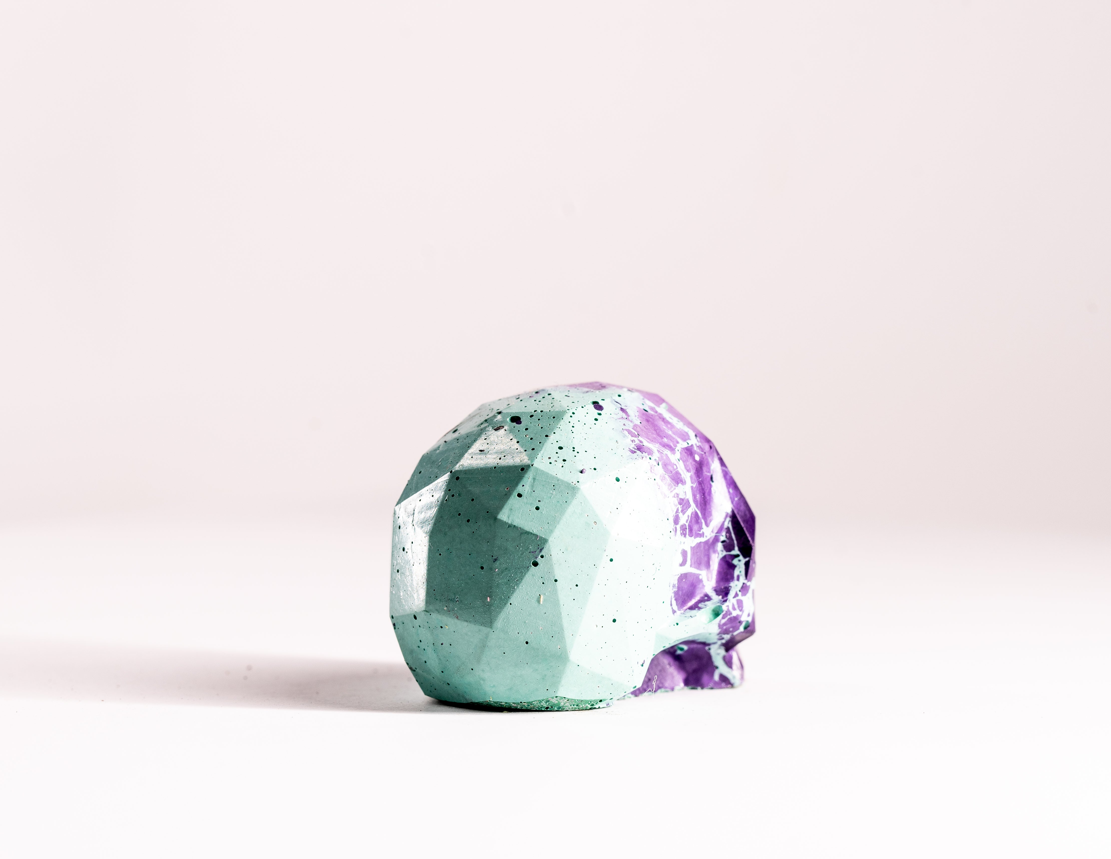 Mini Collectible Skull - Marbled - 100