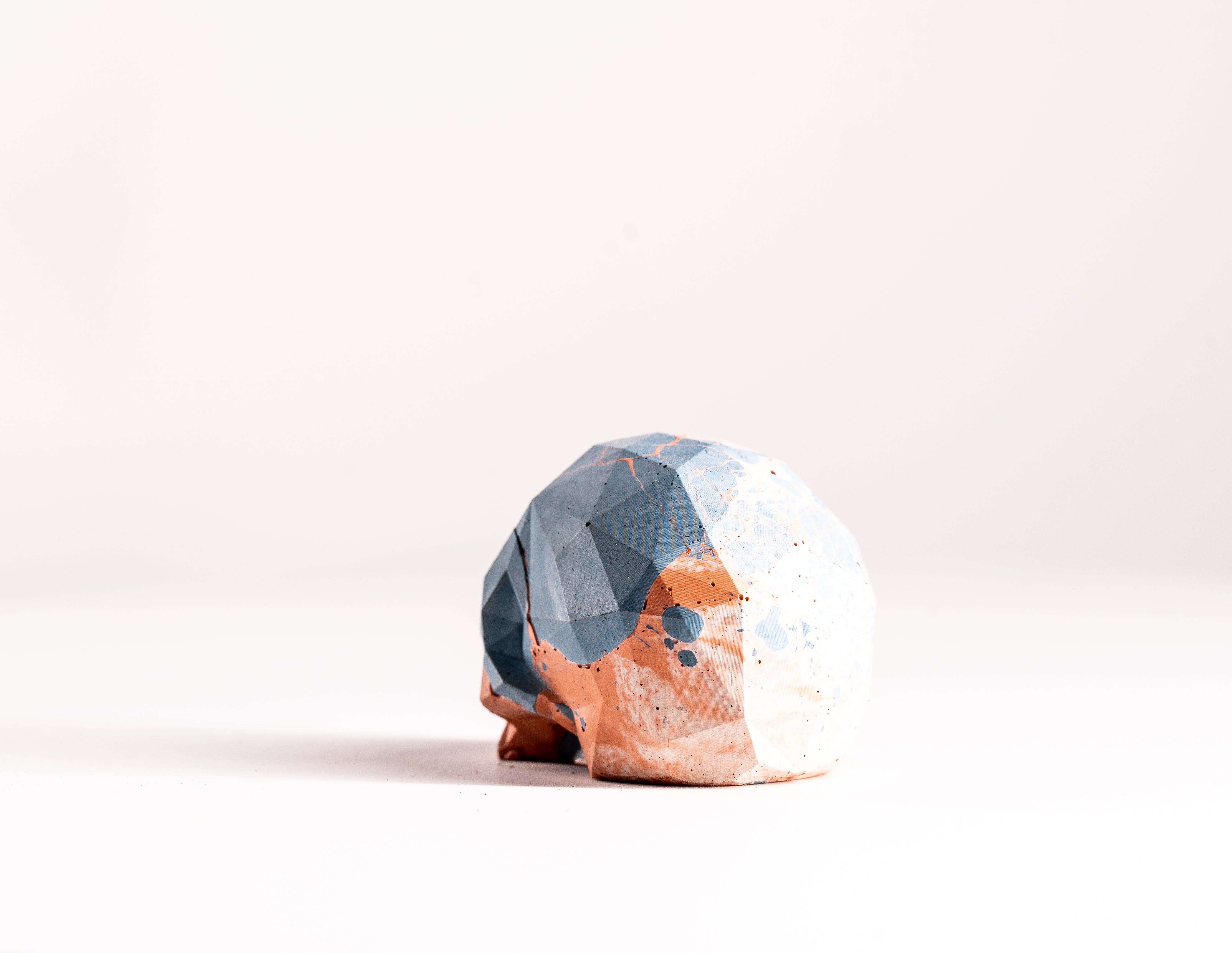 Mini Collectible Skull - Marbled - 109