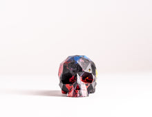 Load image into Gallery viewer, Mini Collectible Skull - Marbled - Rainbow - 111
