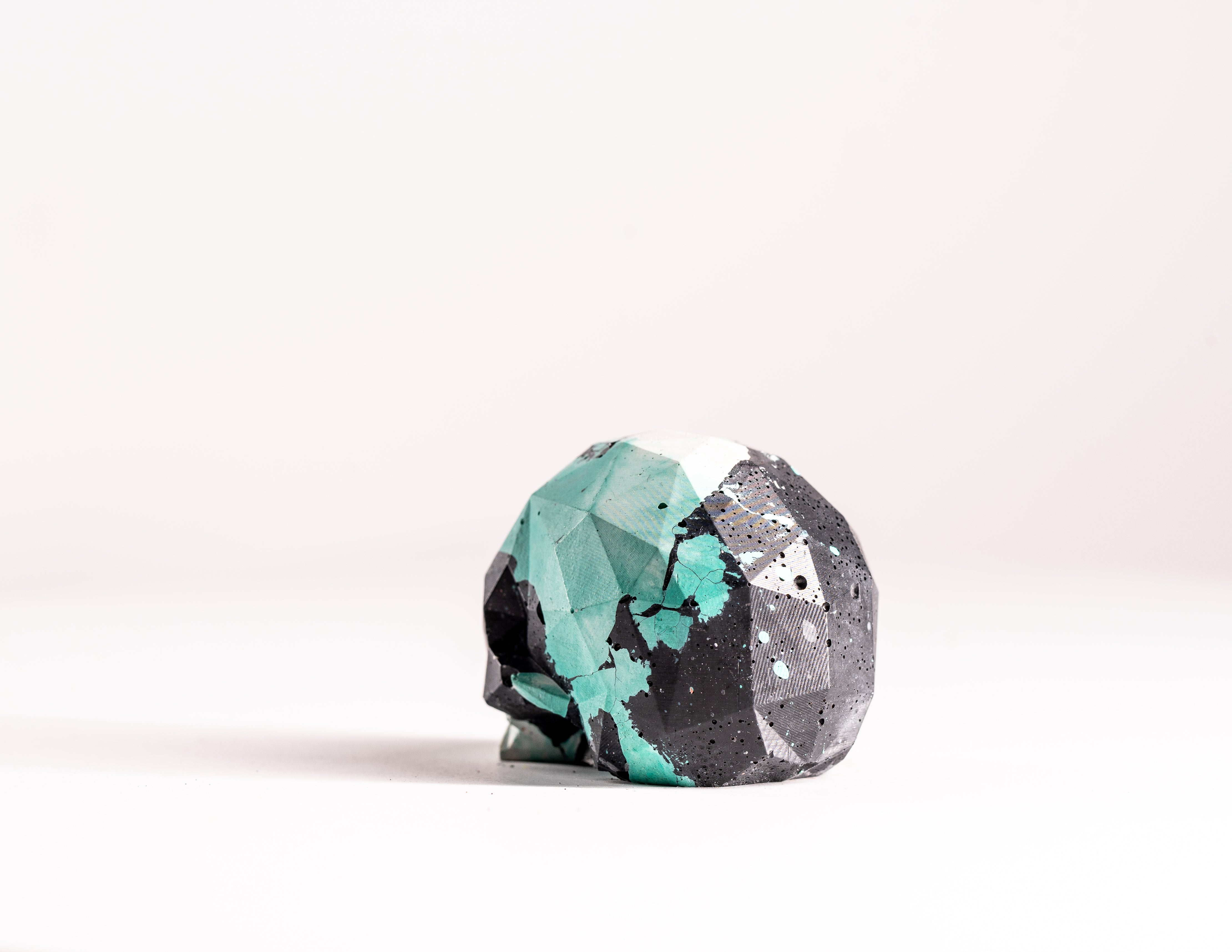 Mini Collectible Skull - Marbled - 117