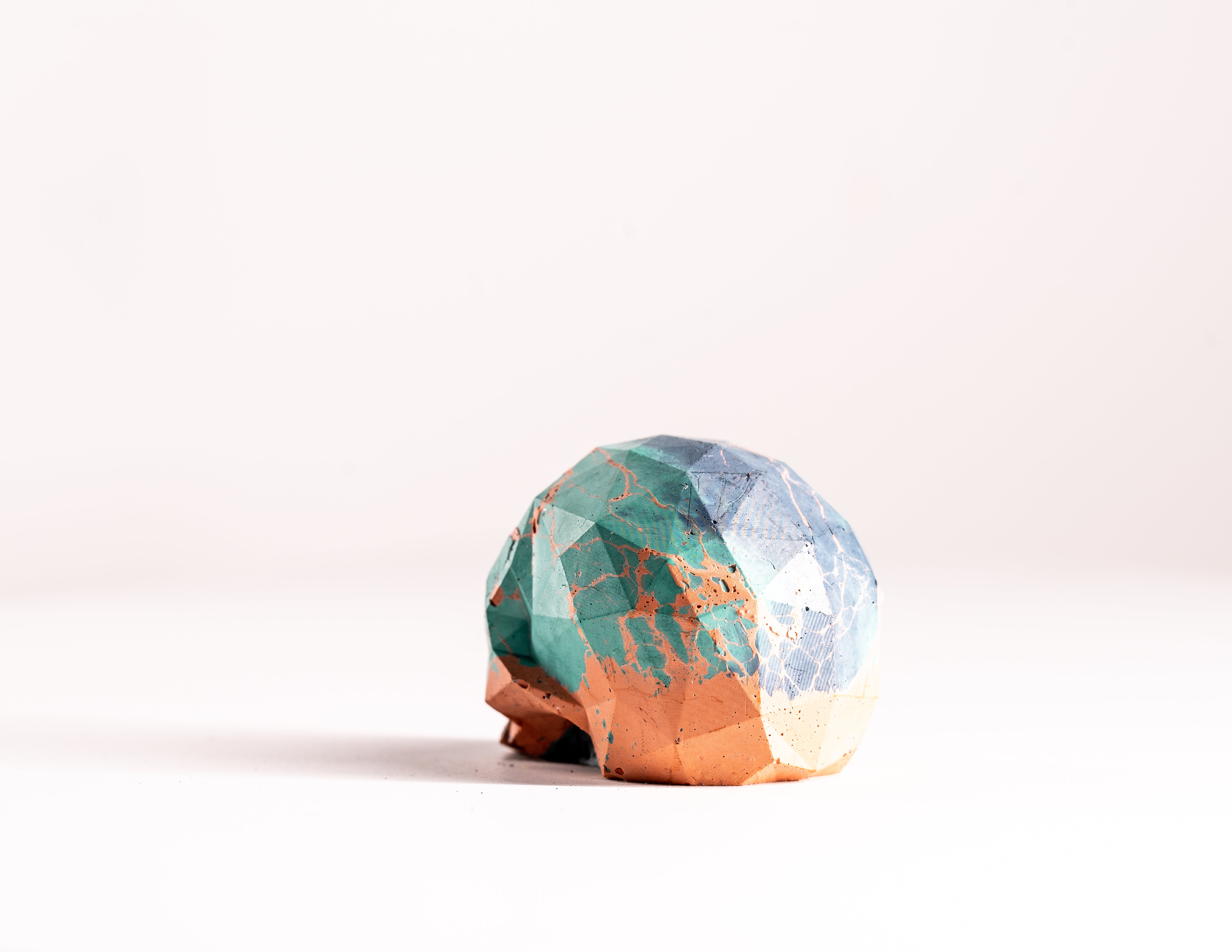 Mini Collectible Skull - Marbled - 119