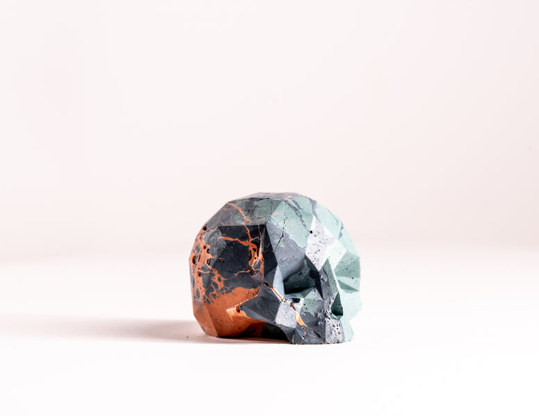 Mini Collectible Skull - Marbled - 126