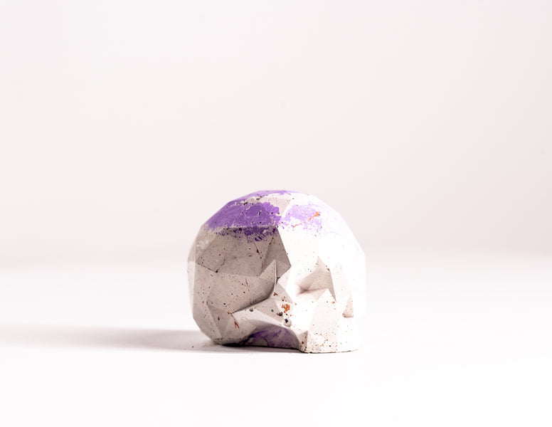 Mini Collectible Skull - Marbled - 127
