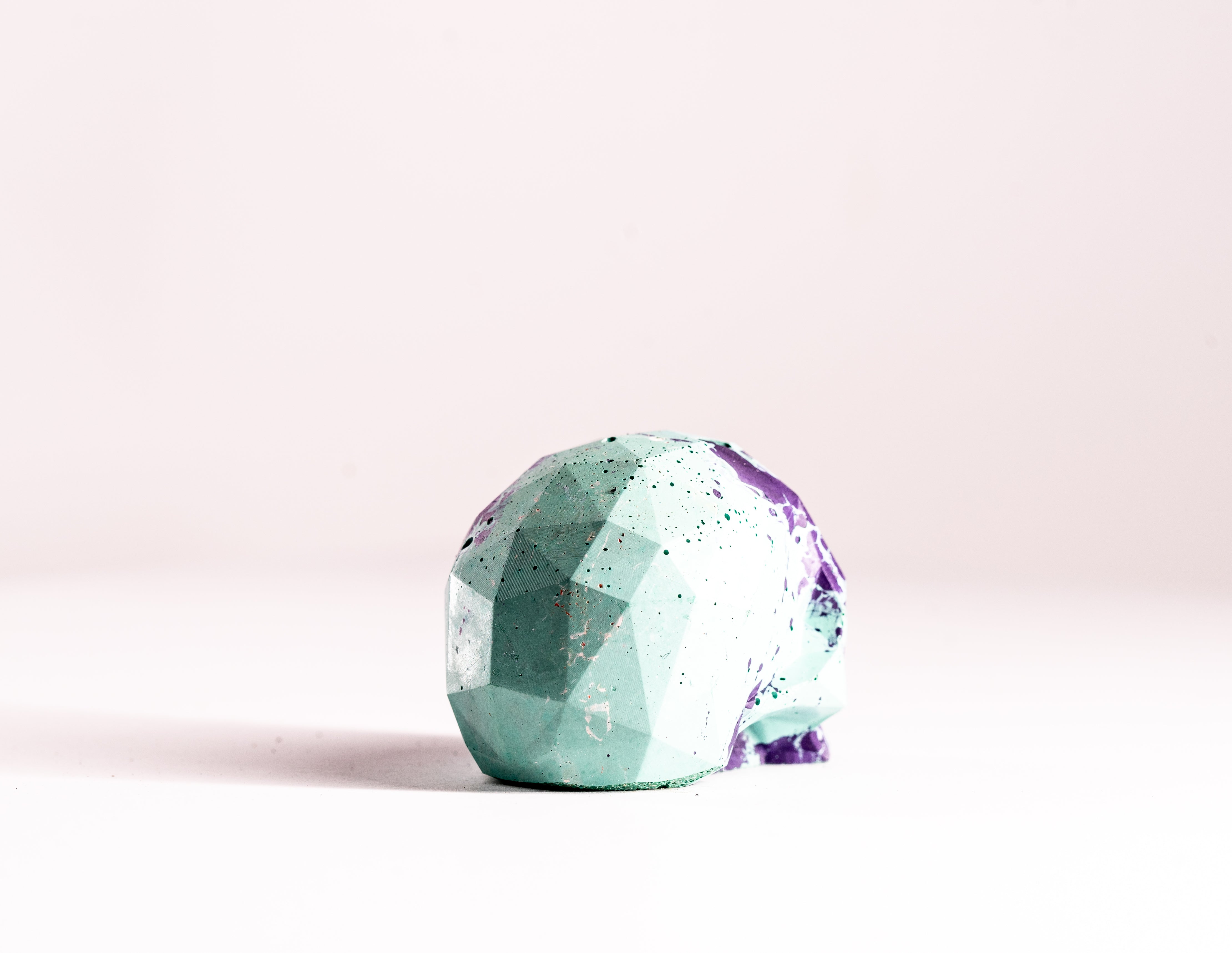 Mini Collectible Skull - Marbled - 128