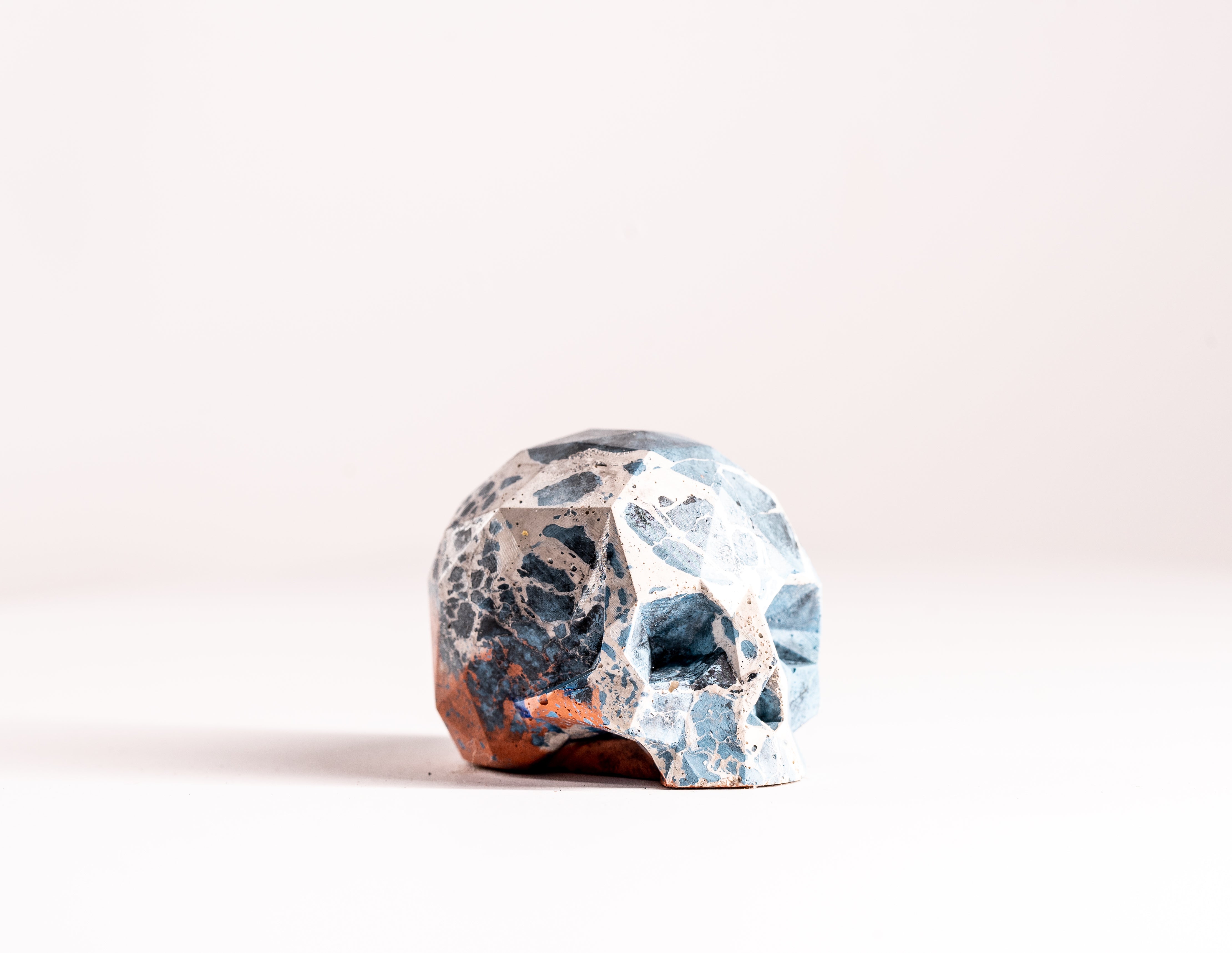 Mini Collectible Skull - Marbled - 129
