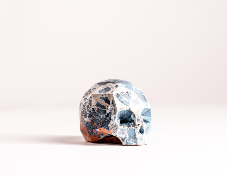 Mini Collectible Skull - Marbled - 129