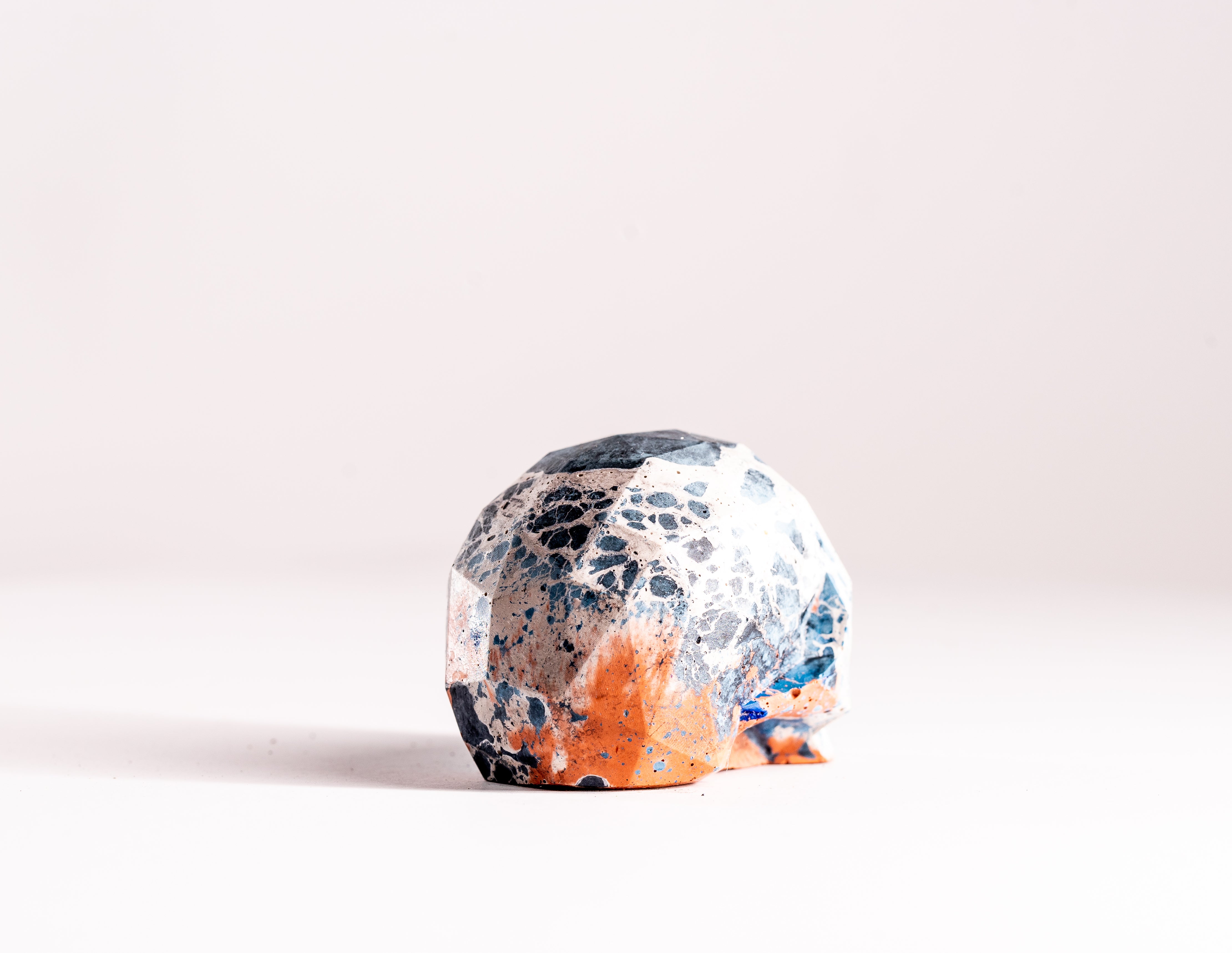 Mini Collectible Skull - Marbled - 129