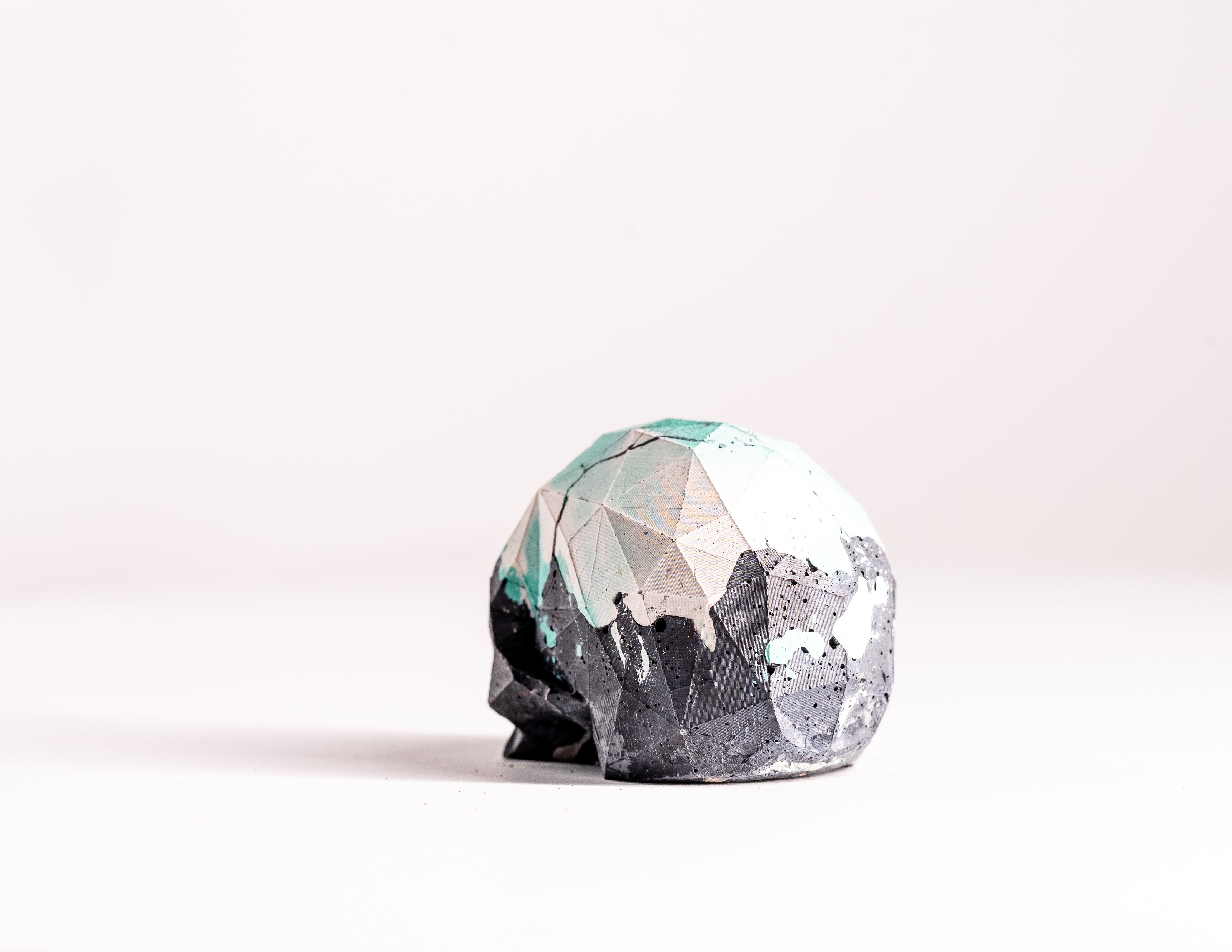 Mini Collectible Skull - Marbled - 130