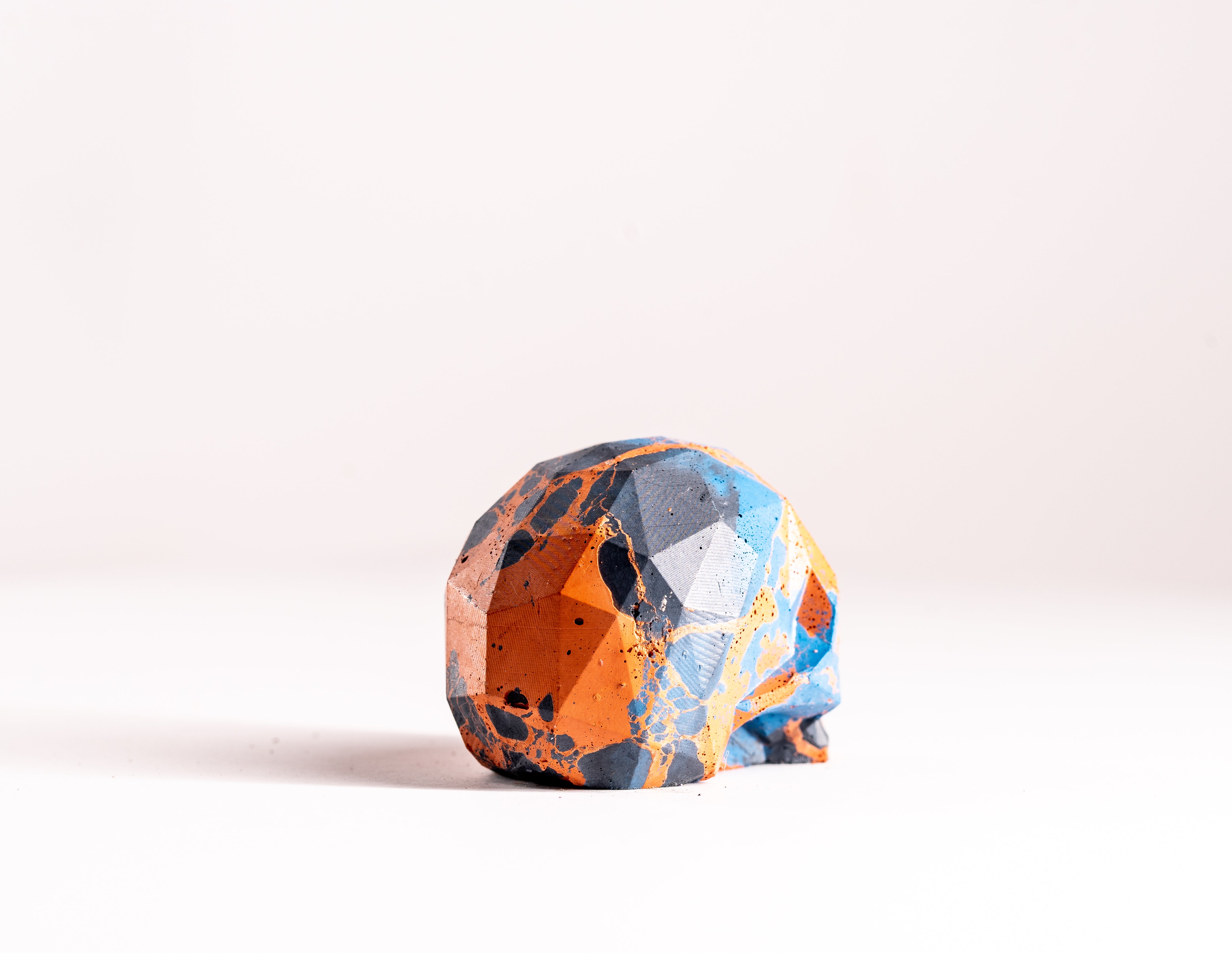 Mini Collectible Skull - Marbled - 133