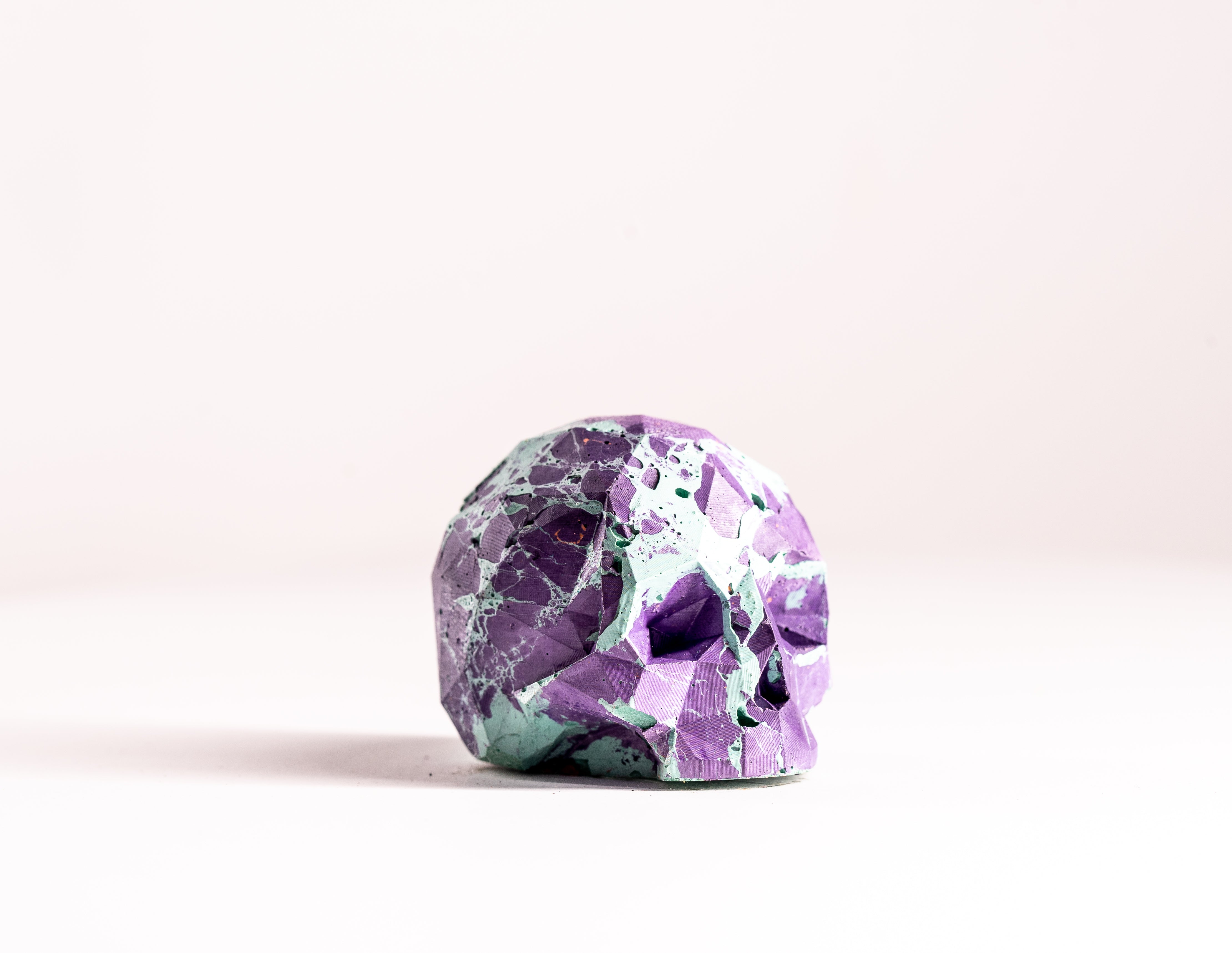 Mini Collectible Skull - Marbled - 135