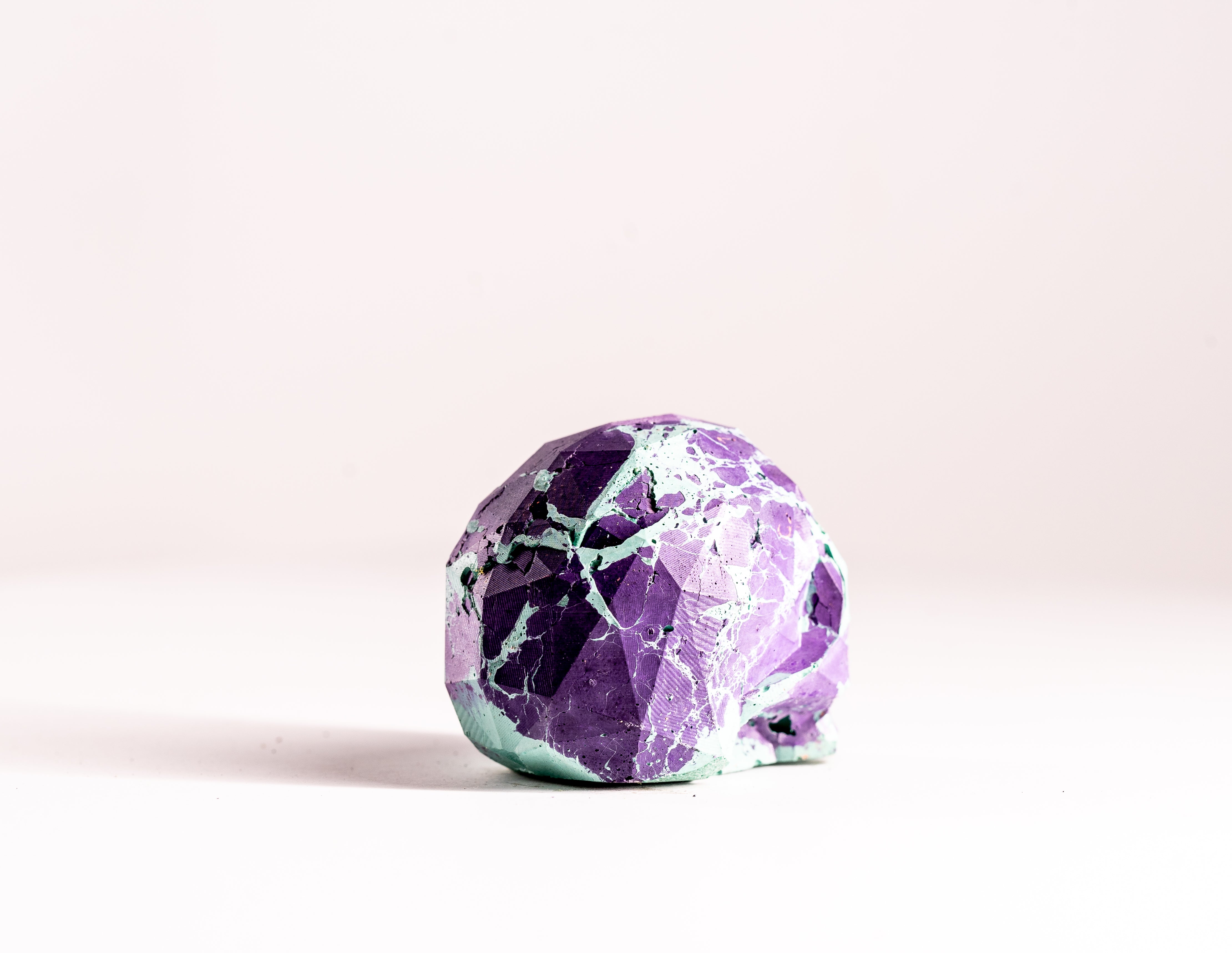 Mini Collectible Skull - Marbled - 135