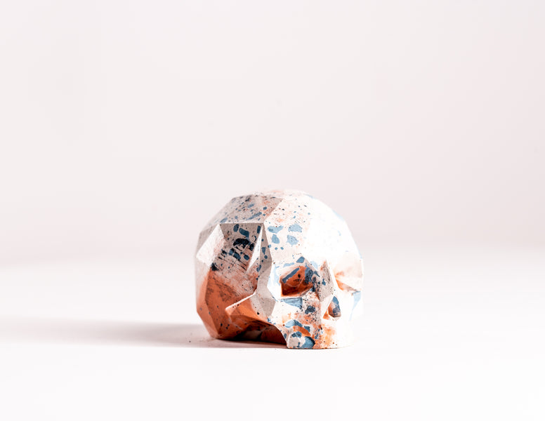Mini Collectible Skull - Marbled - 138