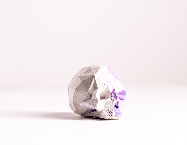 Mini Collectible Skull - Marbled - 144