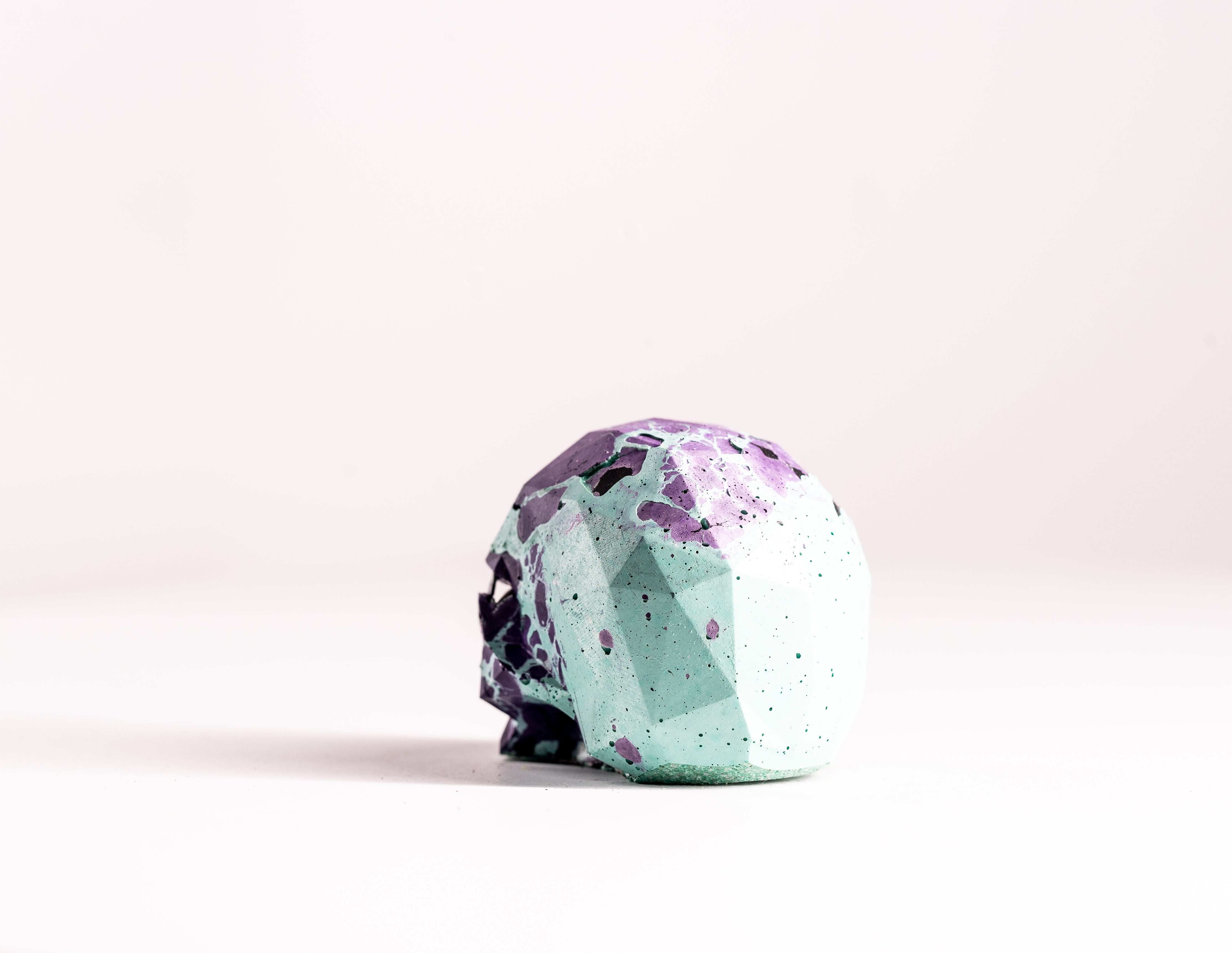 Mini Collectible Skull - Marbled - 146