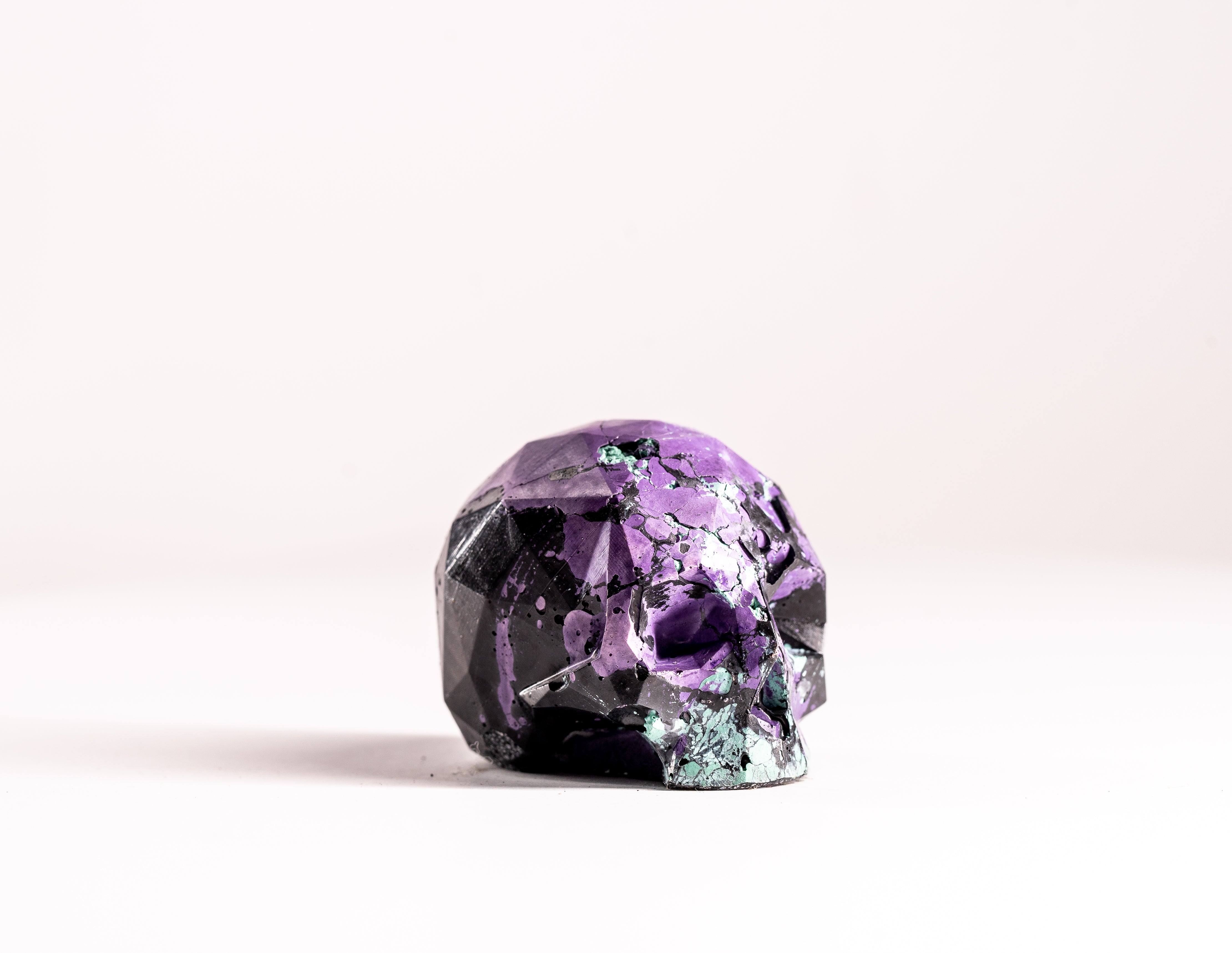 Mini Collectible Skull - Marbled - 153