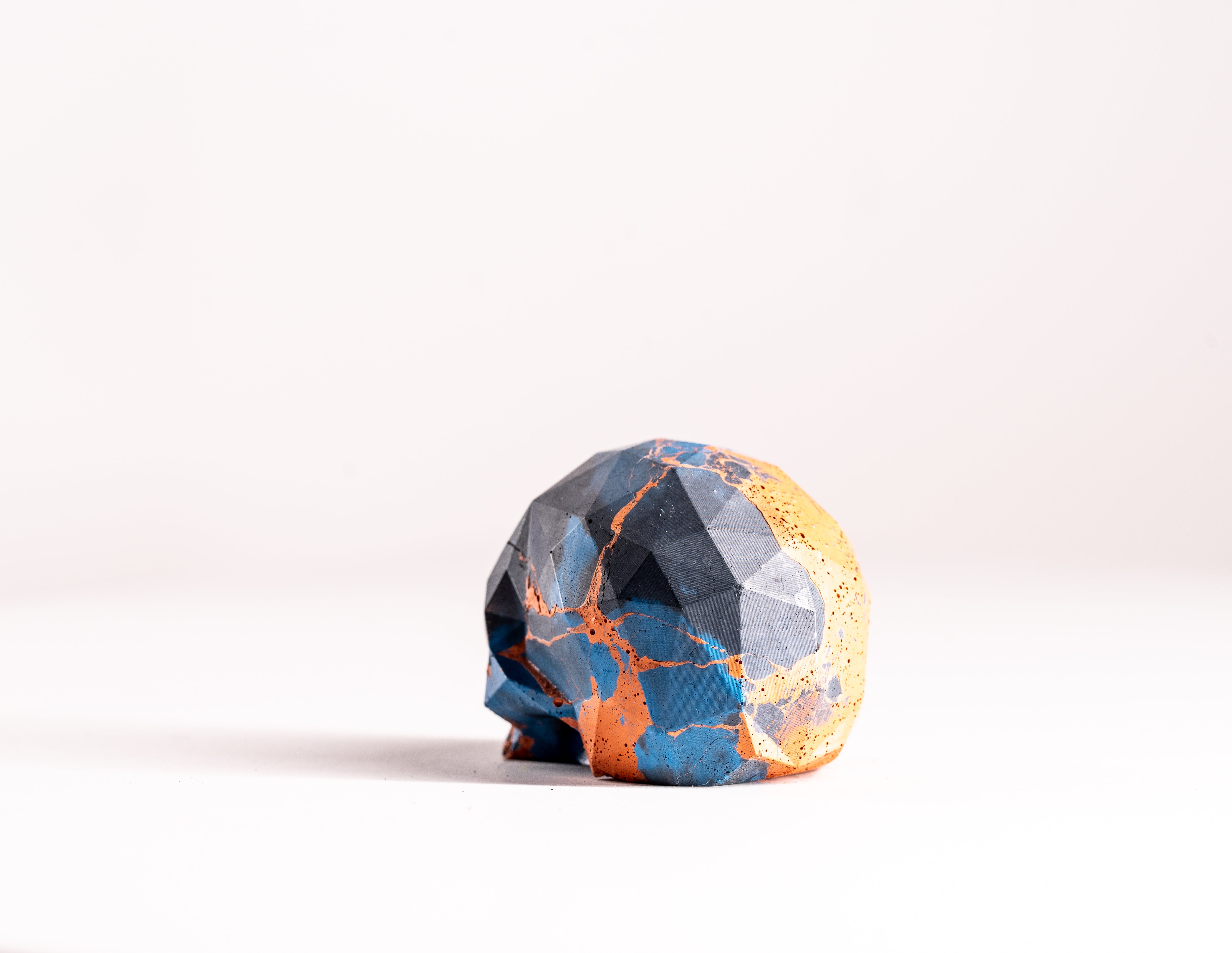 Mini Collectible Skull - Marbled - 154