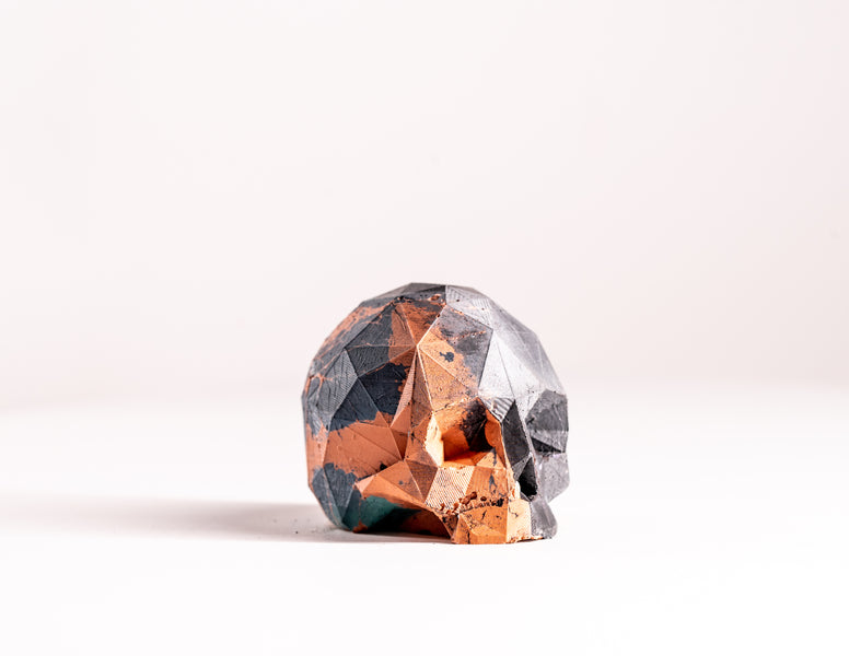 Mini Collectible Skull - Marbled - 158