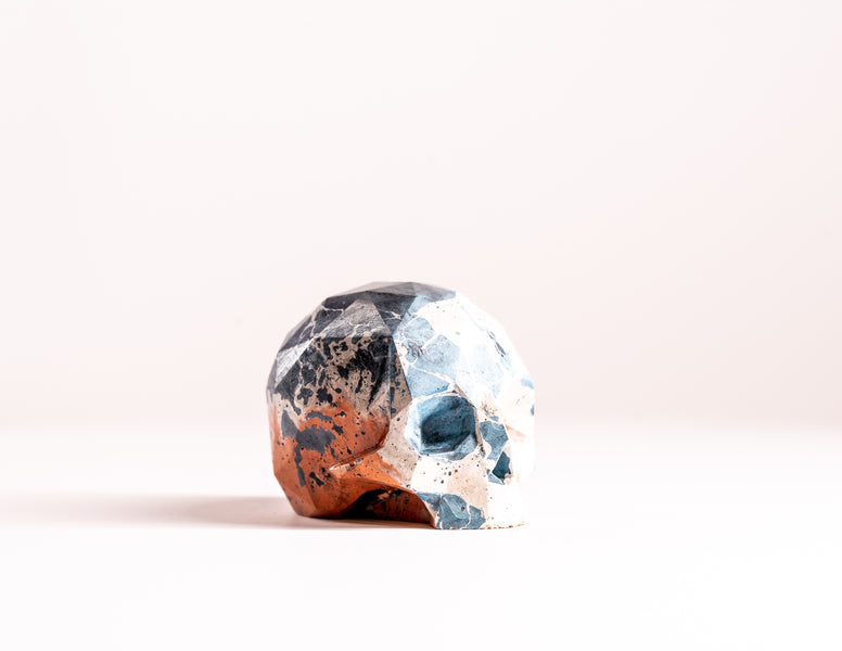 Mini Collectible Skull - Marbled - 37