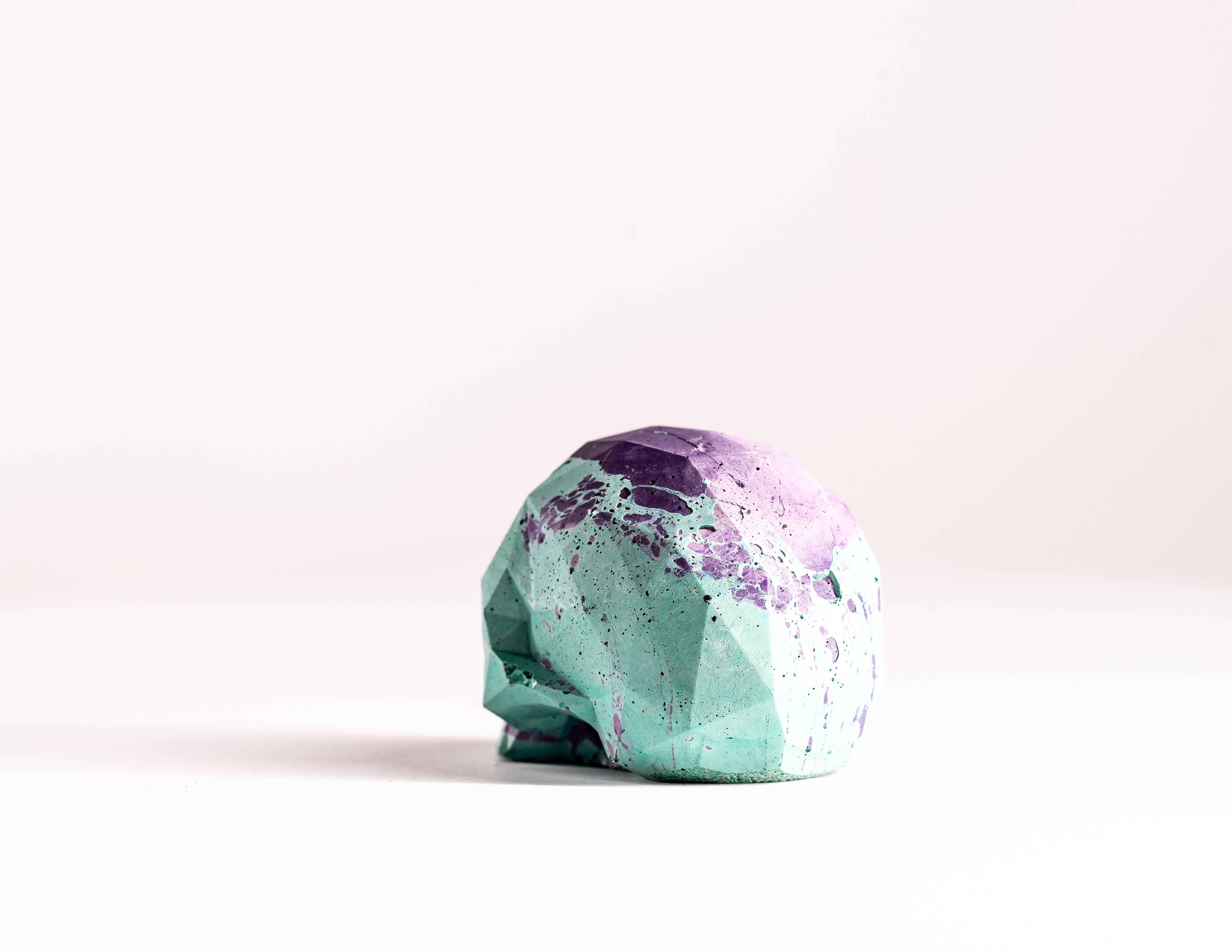 Mini Collectible Skull - Marbled - 45