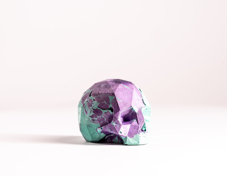 Mini Collectible Skull - Marbled - 45