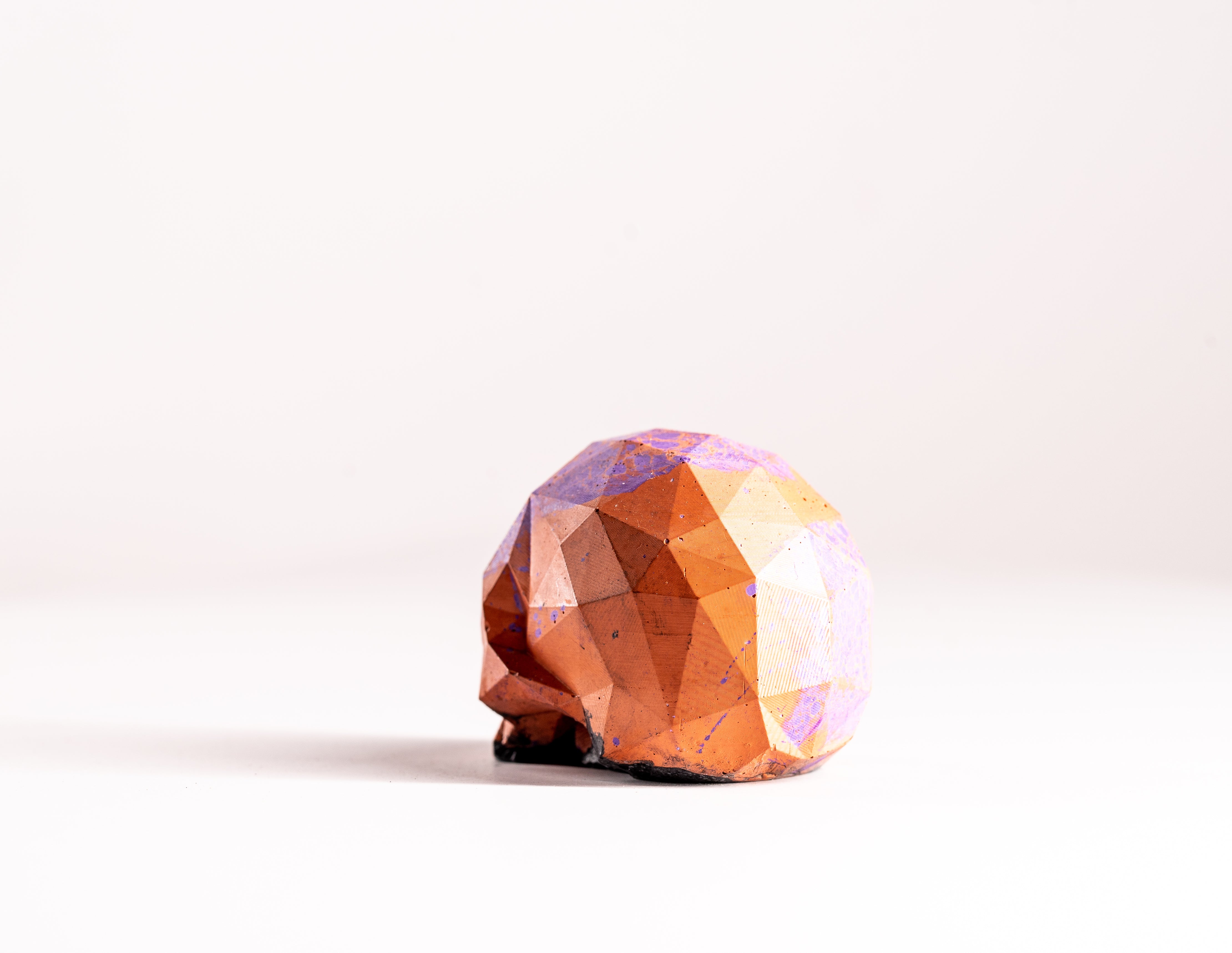 Mini Collectible Skull - Marbled - 46