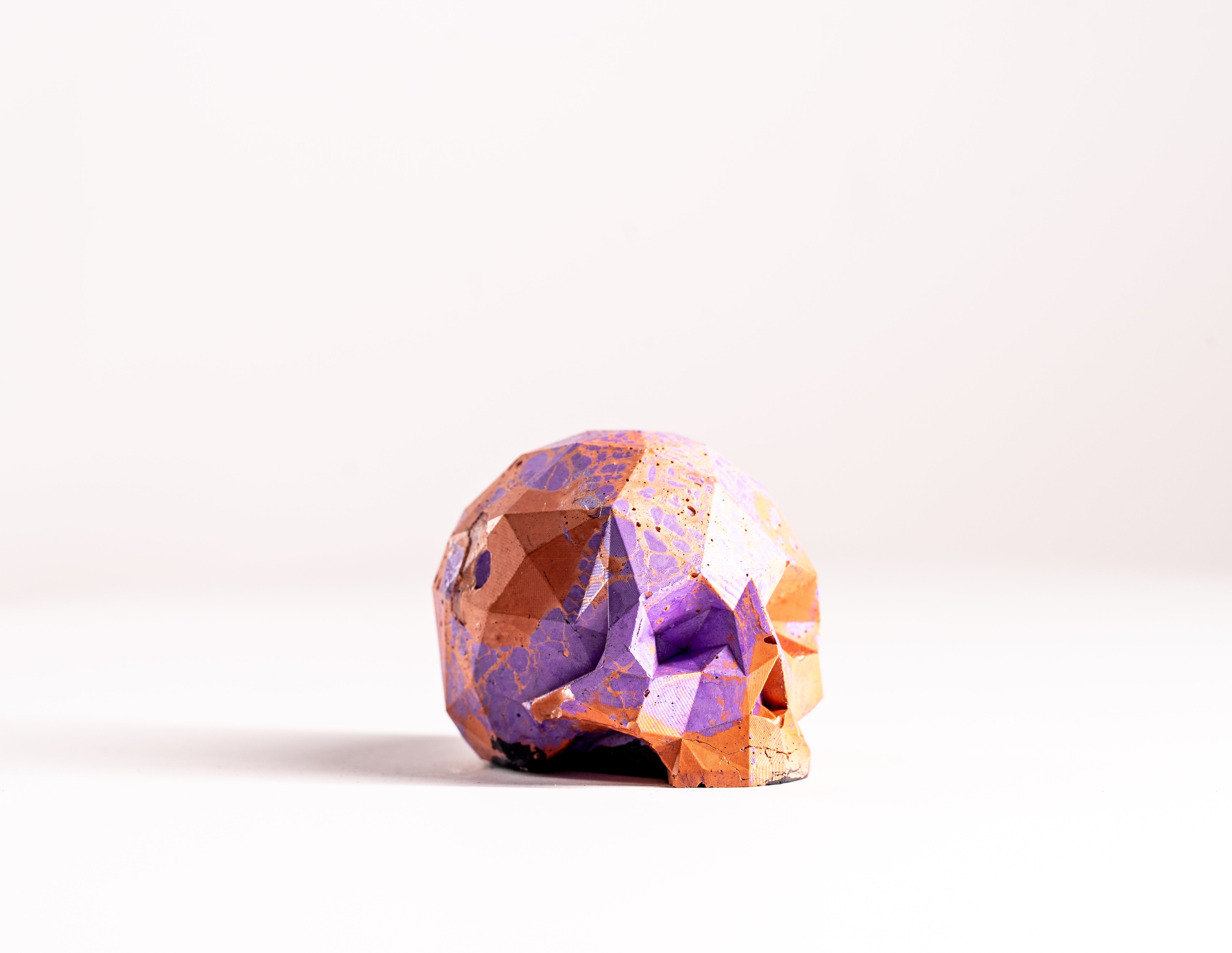 Mini Collectible Skull - Marbled - 46