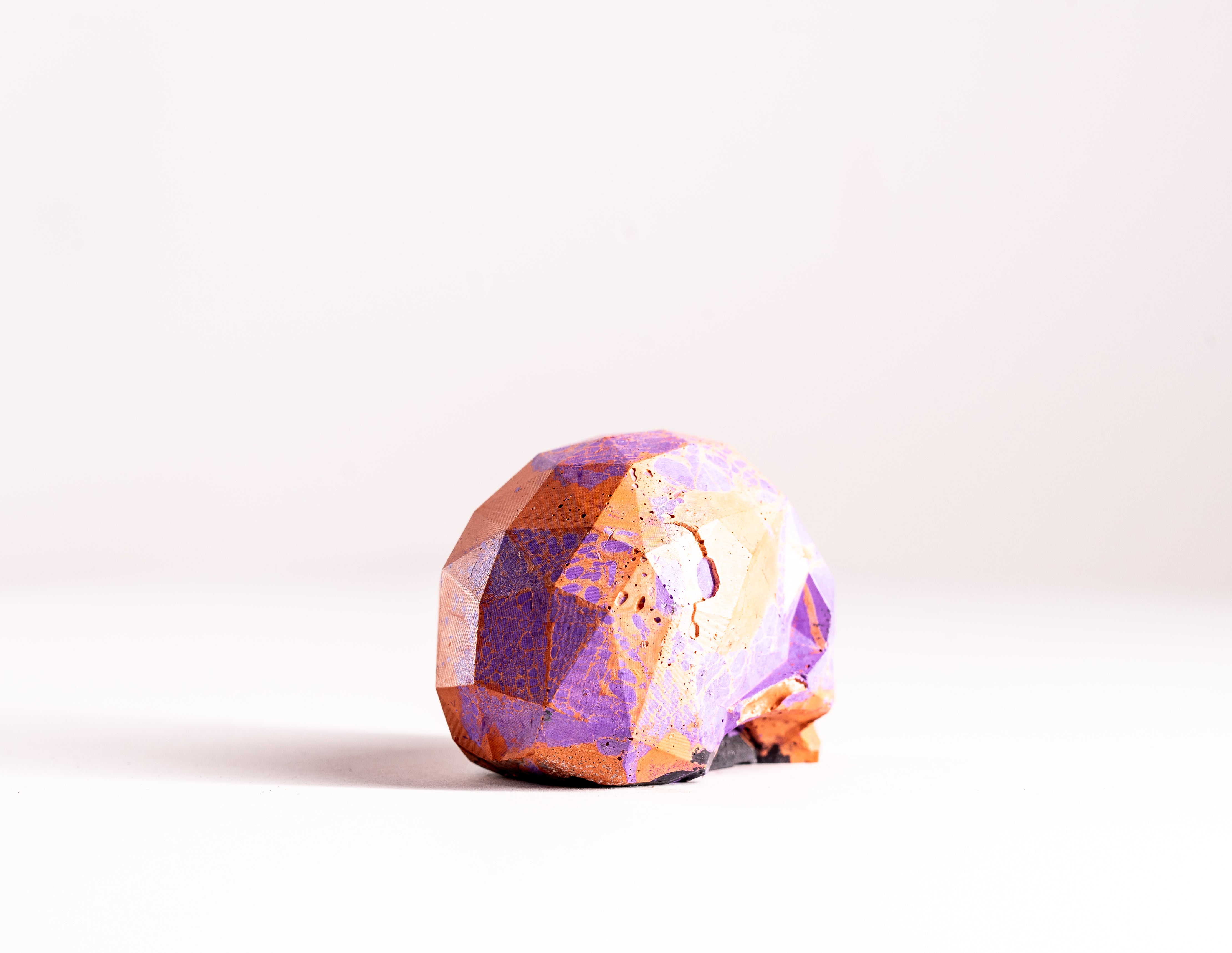 Mini Collectible Skull - Marbled - 46