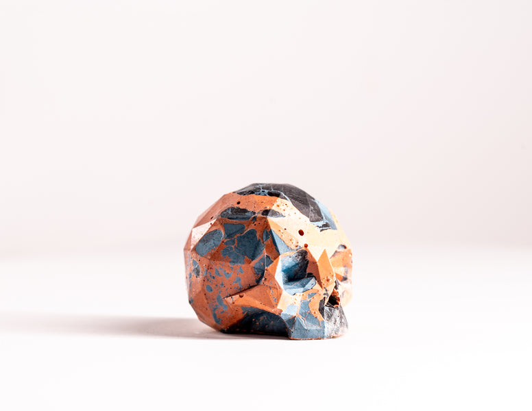 Mini Collectible Skull - Marbled - 53