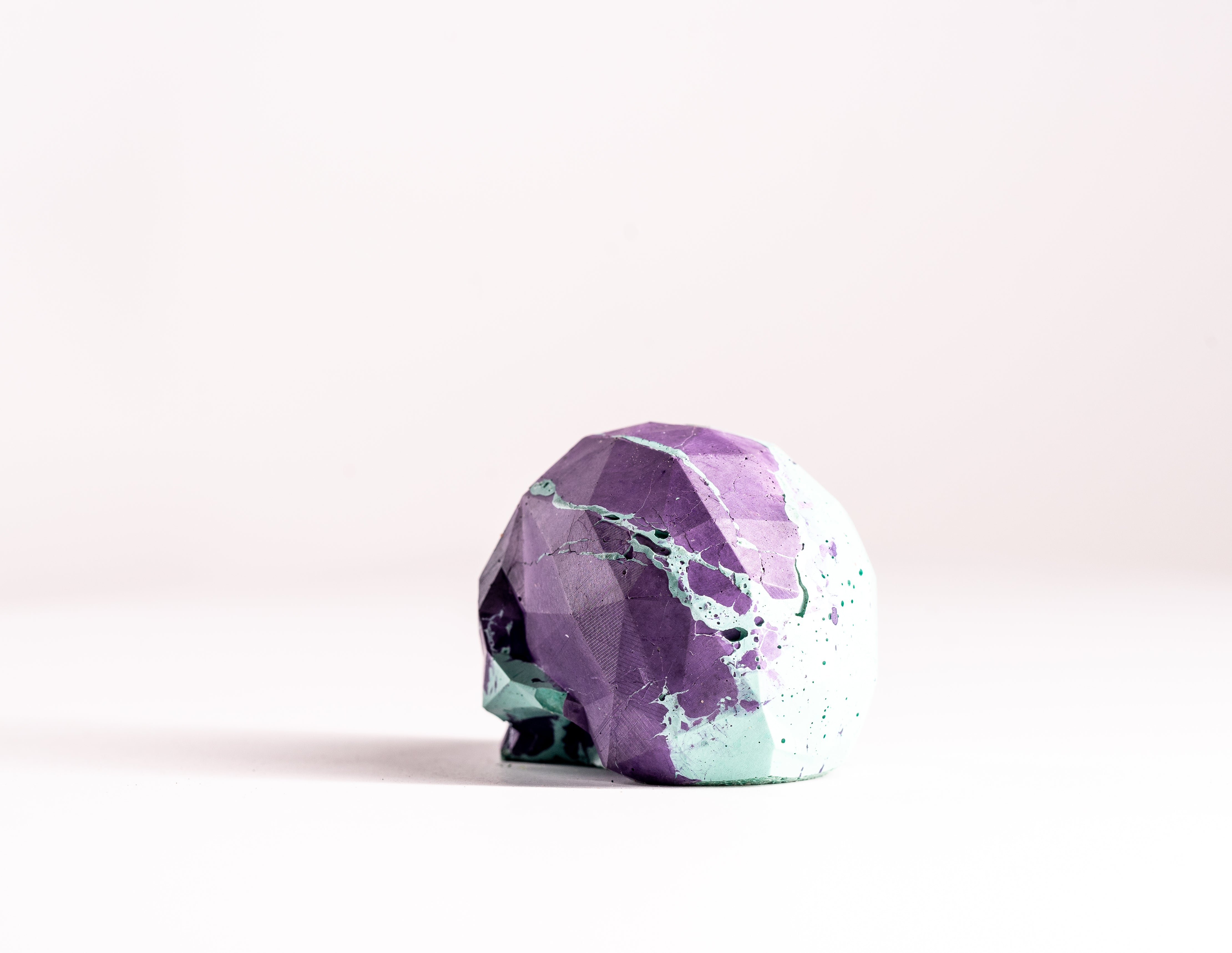 Mini Collectible Skull - Marbled - 55
