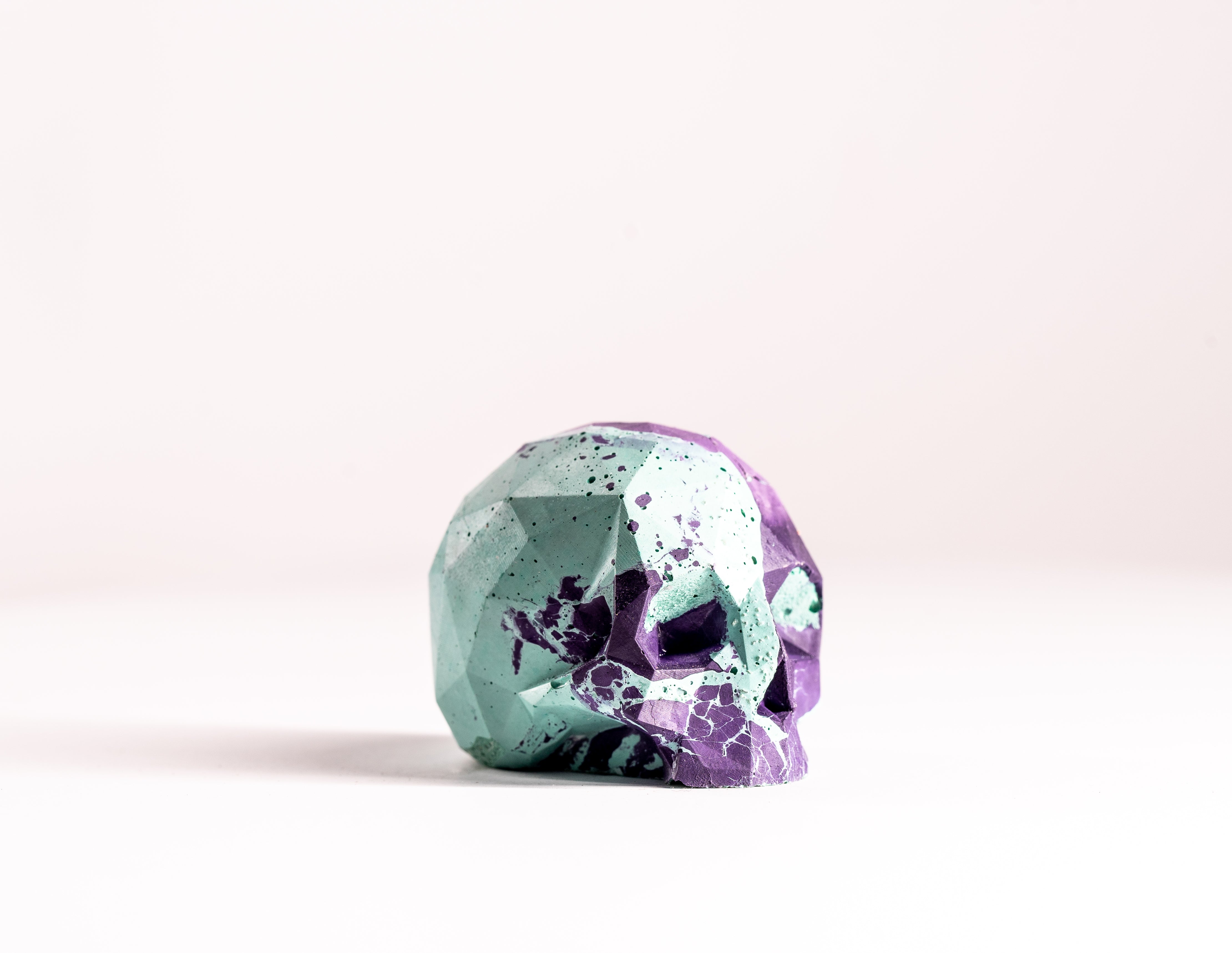 Mini Collectible Skull - Marbled - 55