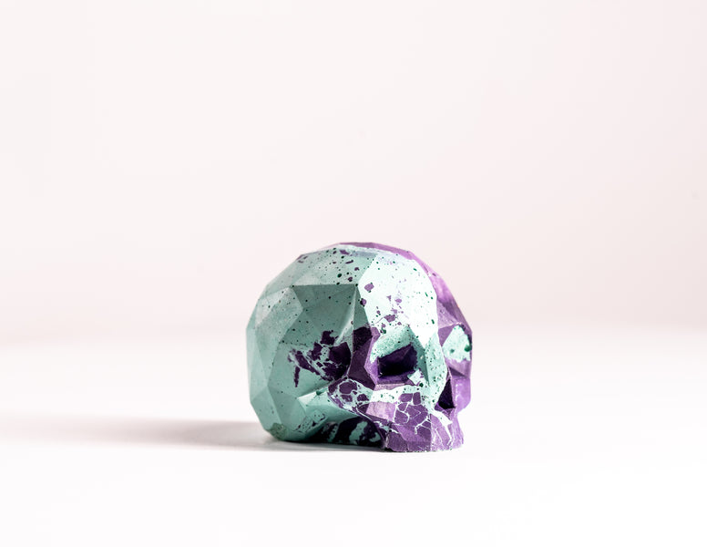 Mini Collectible Skull - Marbled - 55