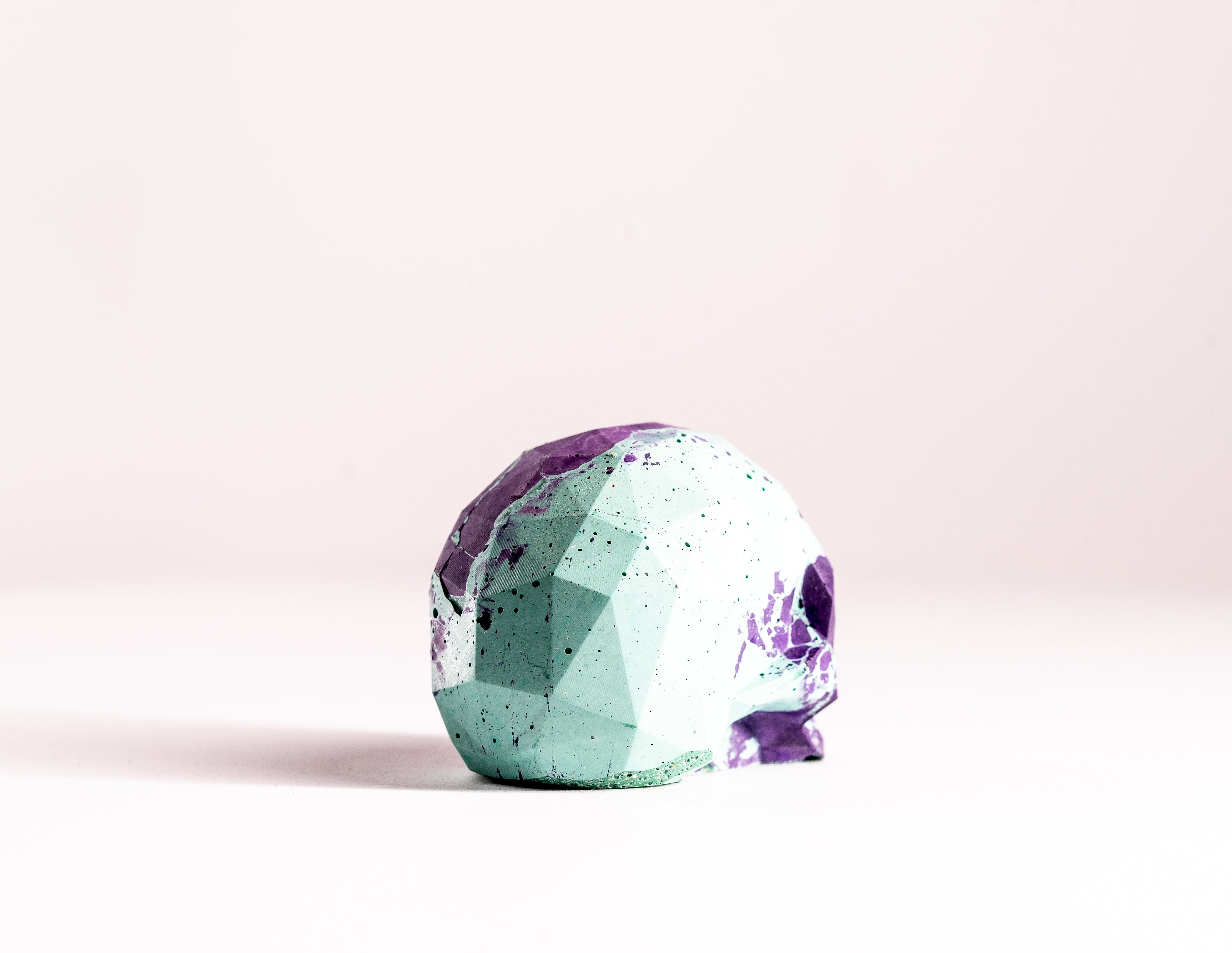 Mini Collectible Skull - Marbled - 55