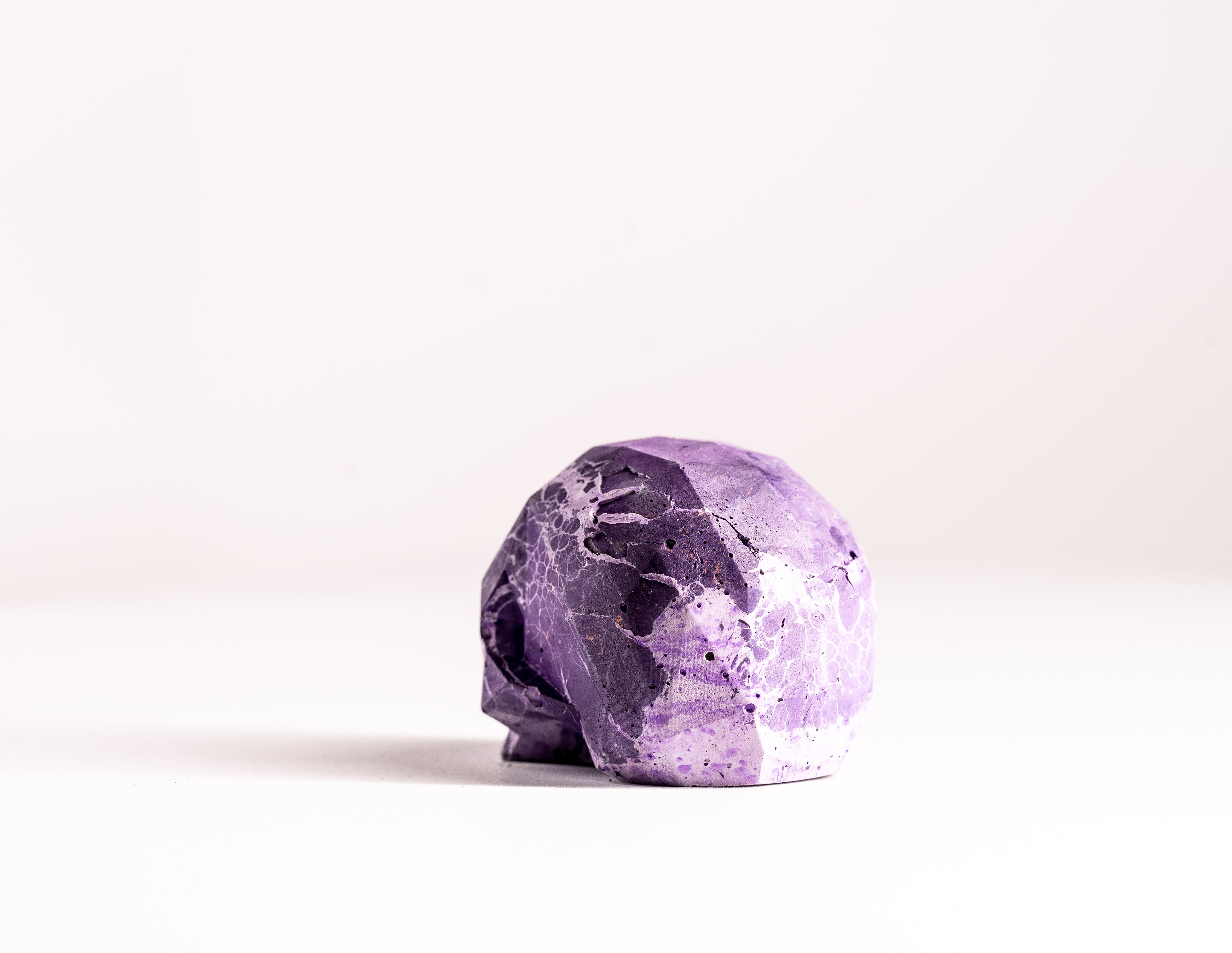 Mini Collectible Skull - Marbled - 58