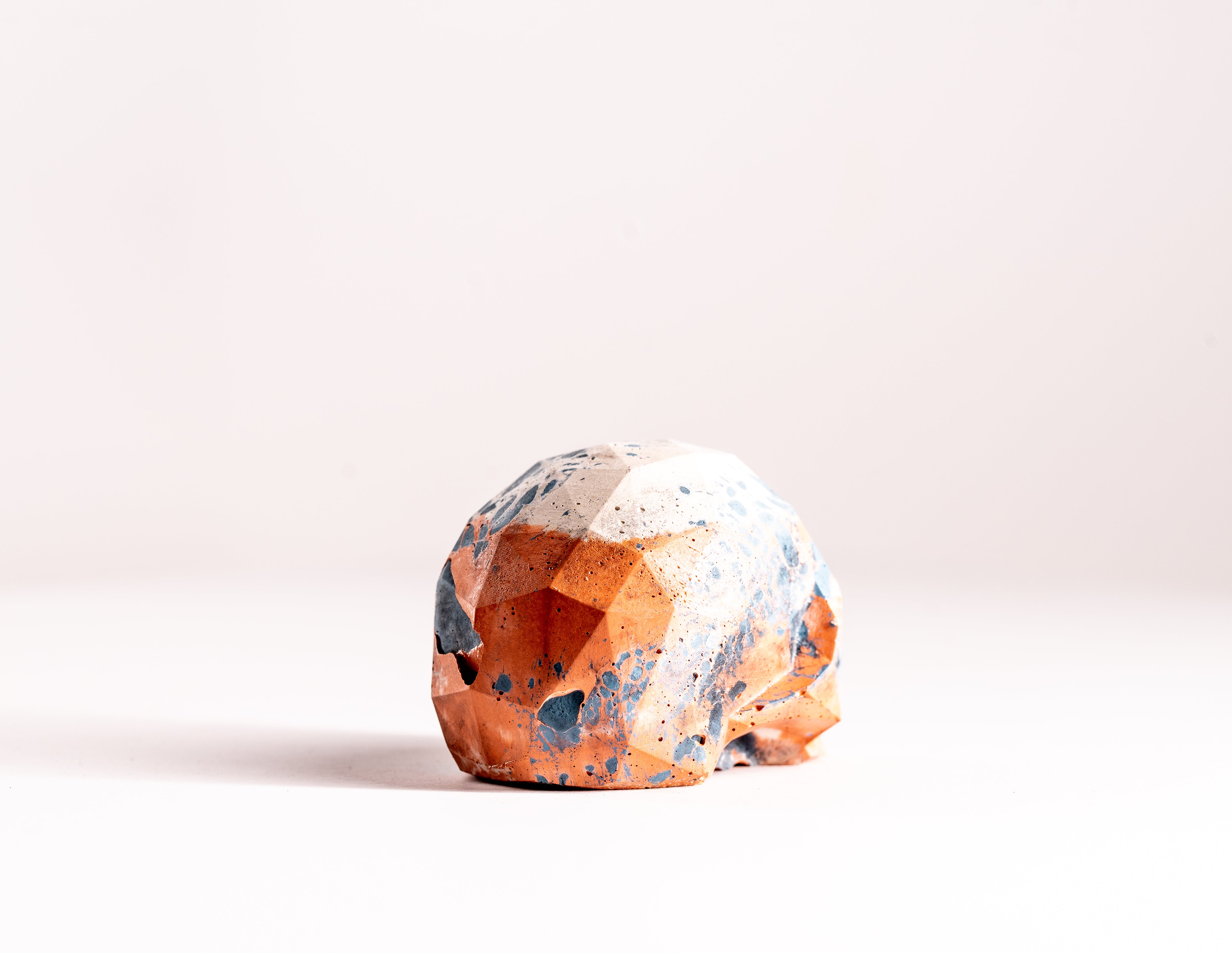 Mini Collectible Skull - Marbled - 64