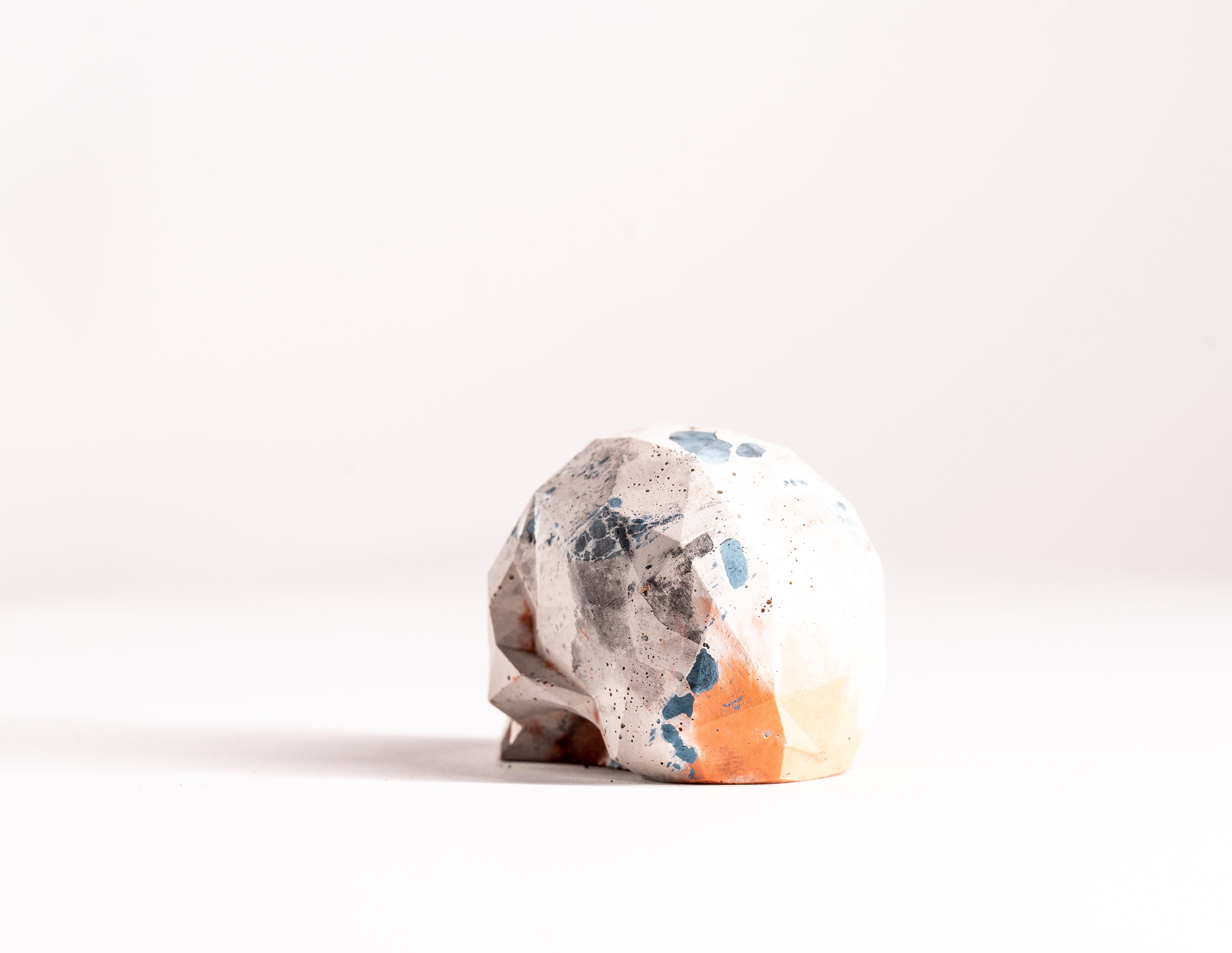 Mini Collectible Skull - Marbled - 66