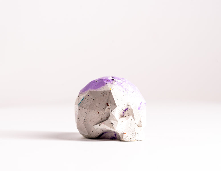 Mini Collectible Skull - Marbled - 68