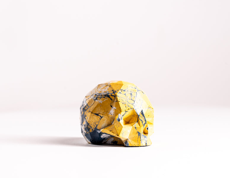 Mini Collectible Skull - Marbled - 73