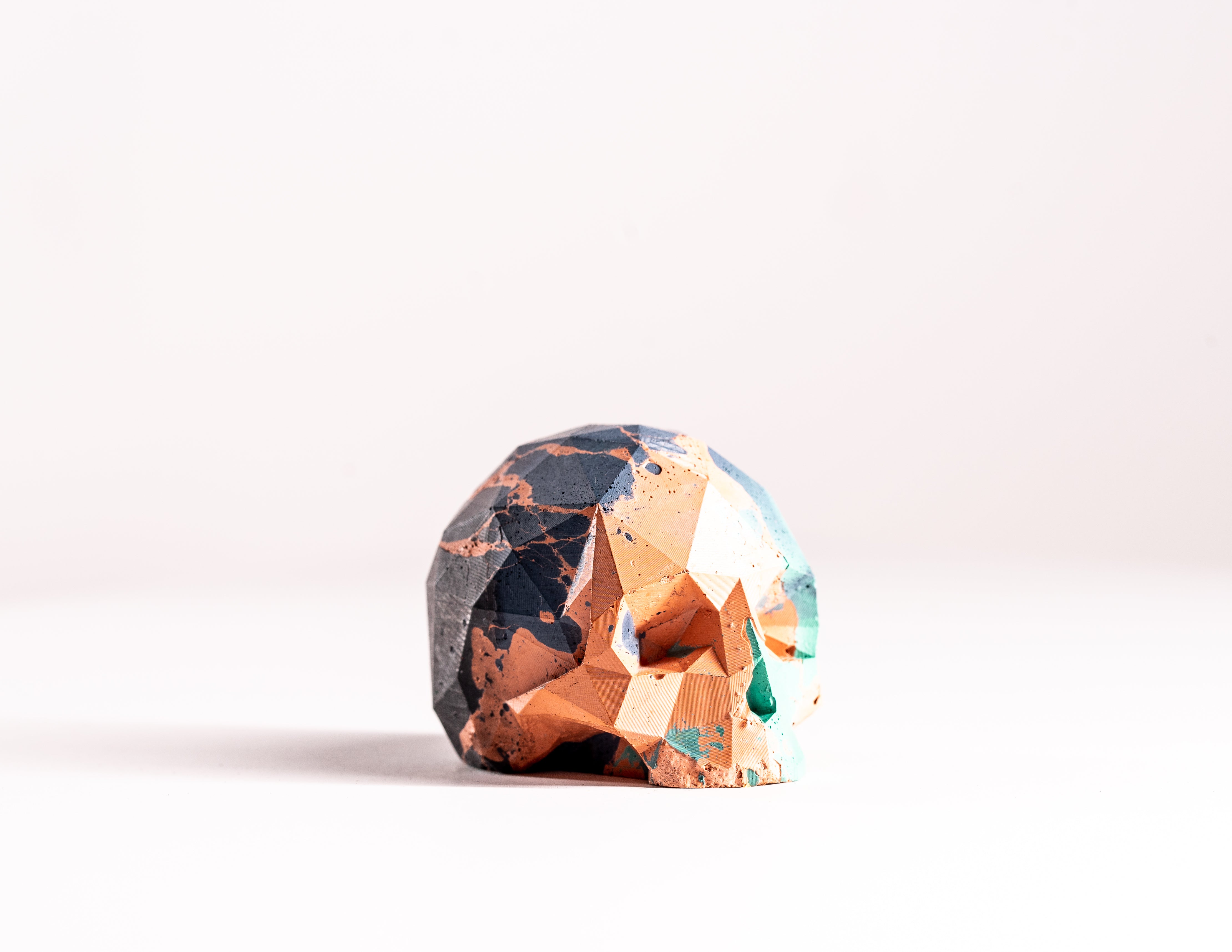 Mini Collectible Skull - Marbled - 75