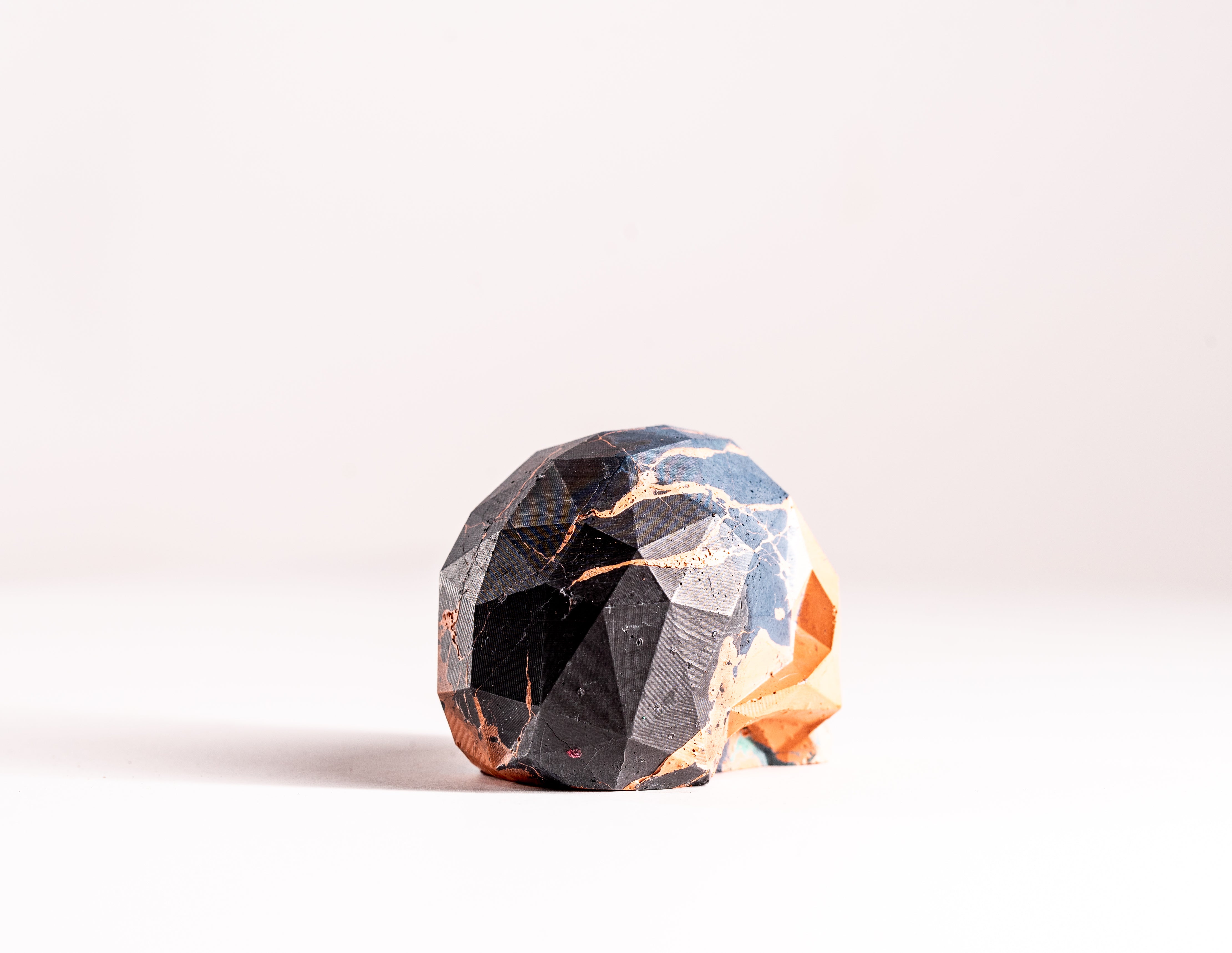 Mini Collectible Skull - Marbled - 75