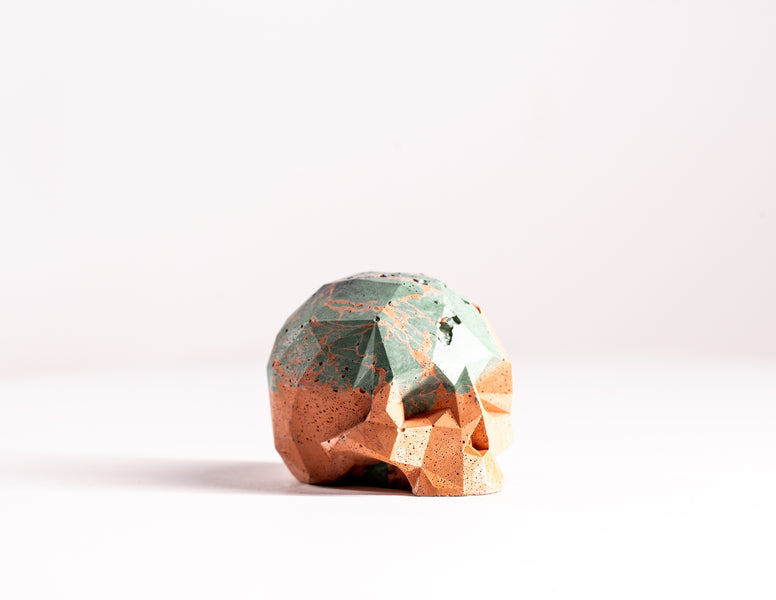 Mini Collectible Skull - Marbled - 77