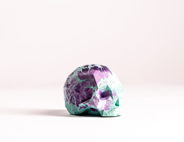 Mini Collectible Skull - Marbled - 87