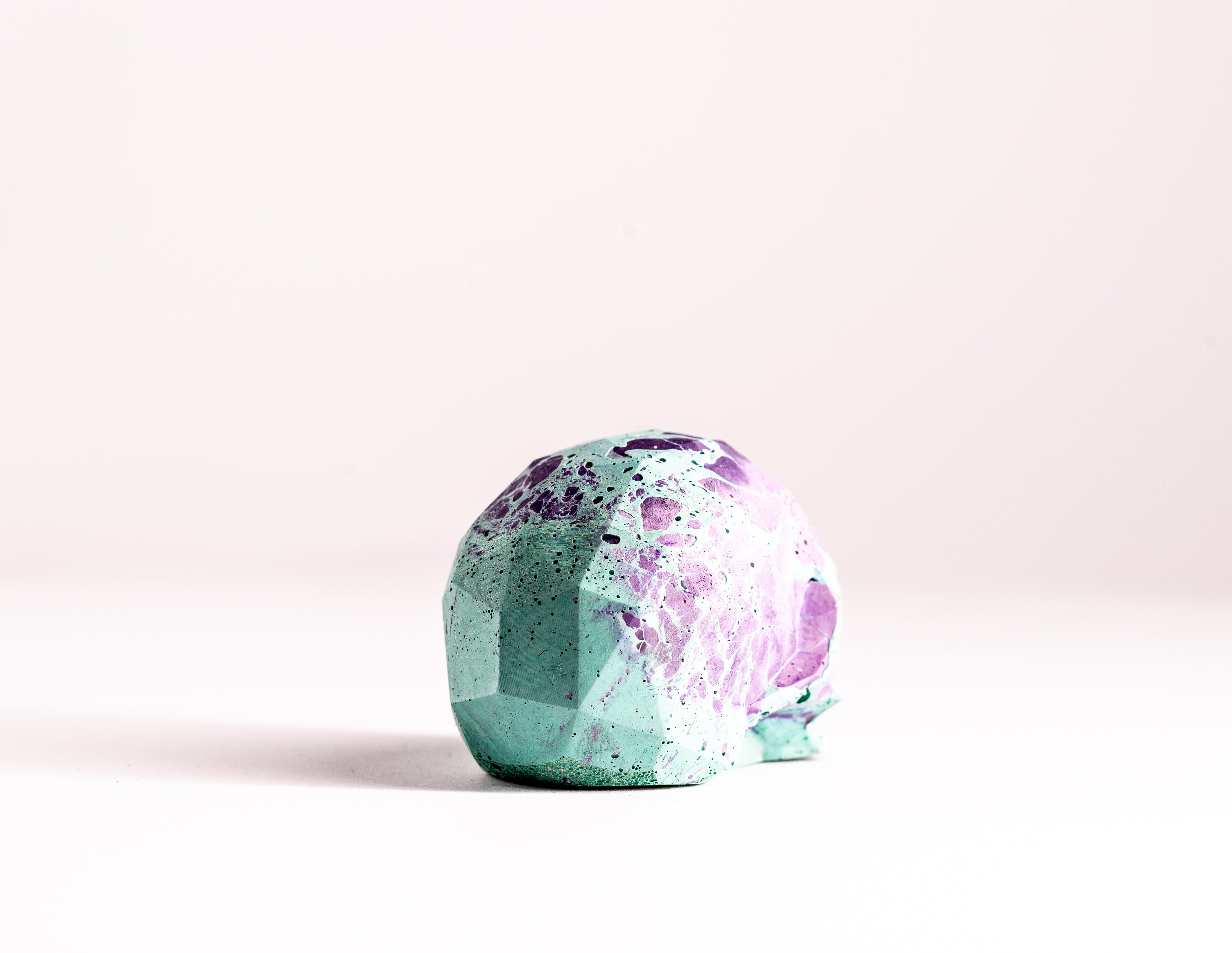 Mini Collectible Skull - Marbled - 87