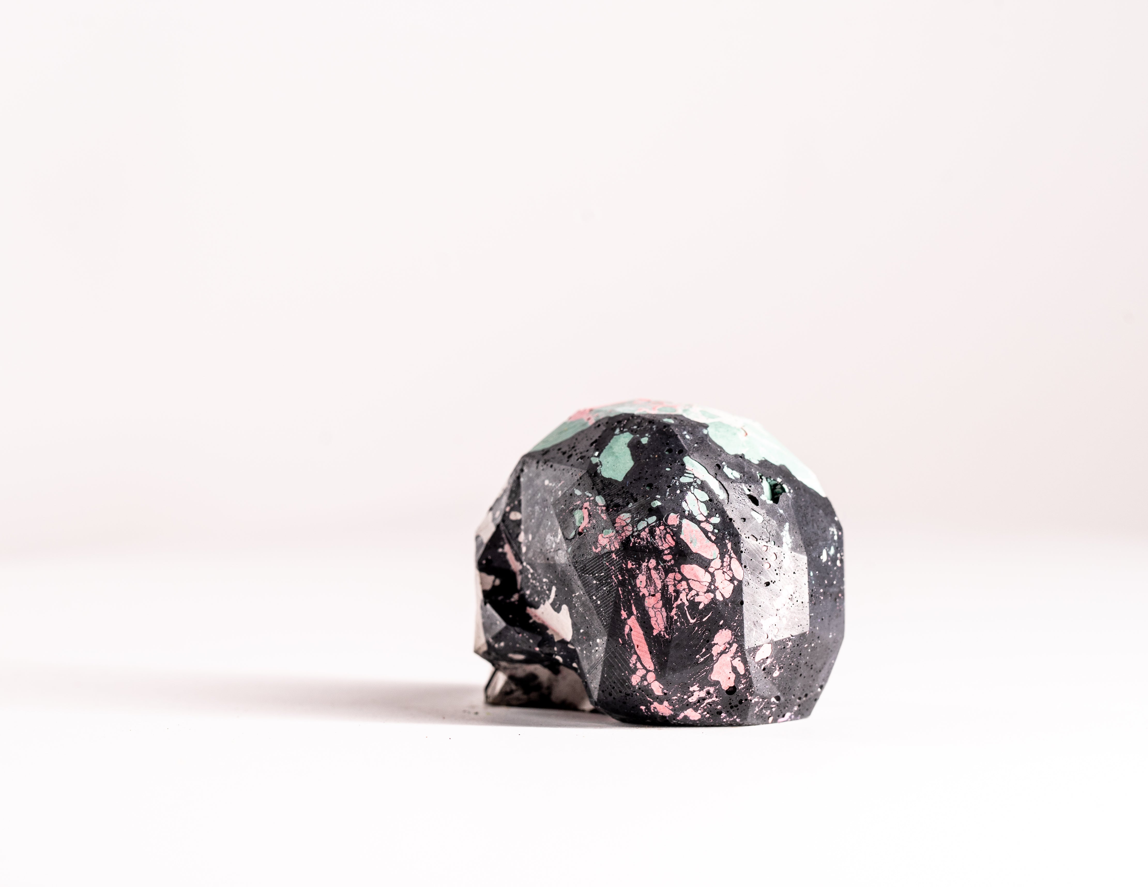 Mini Collectible Skull - Marbled - 97