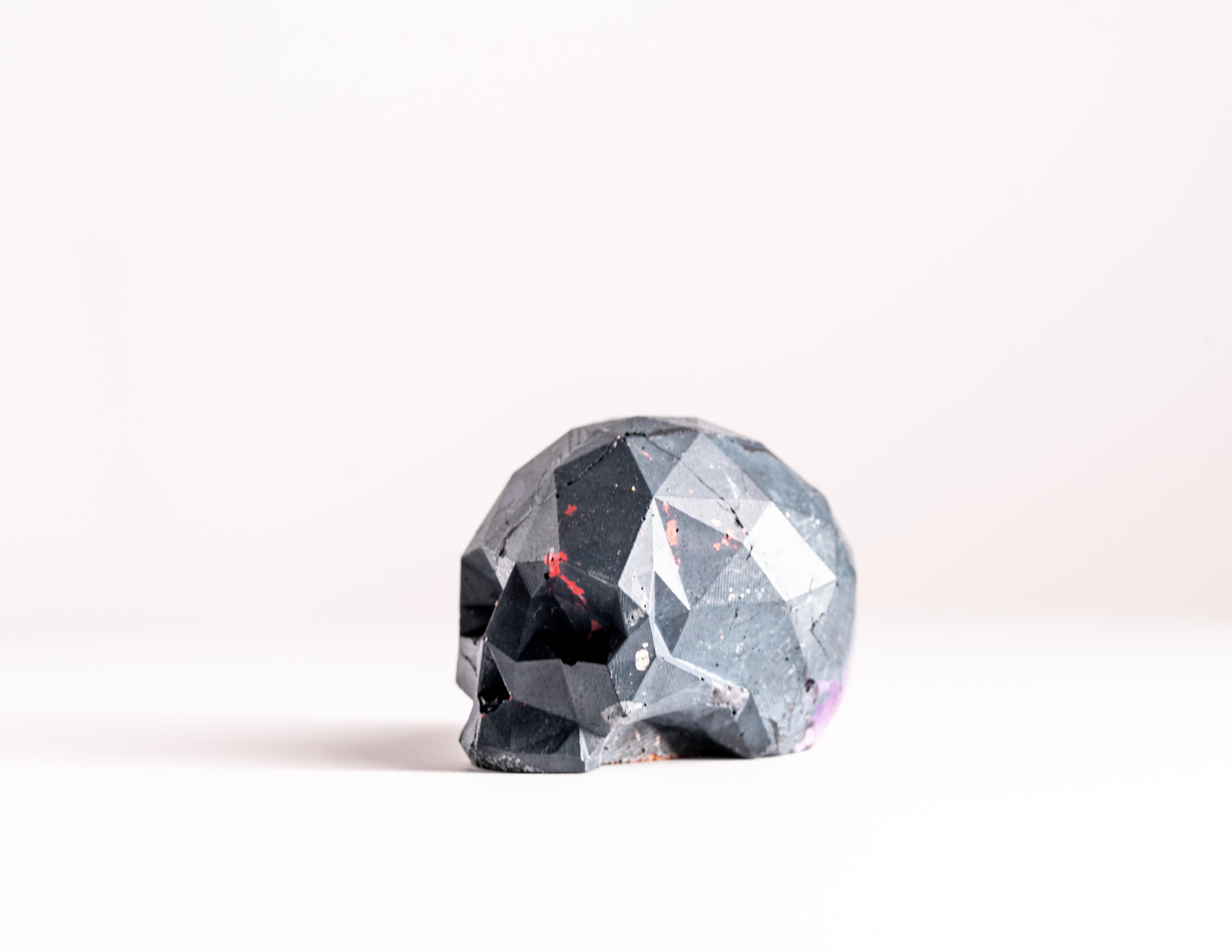 Mini Collectible Skull - Marbled - 01