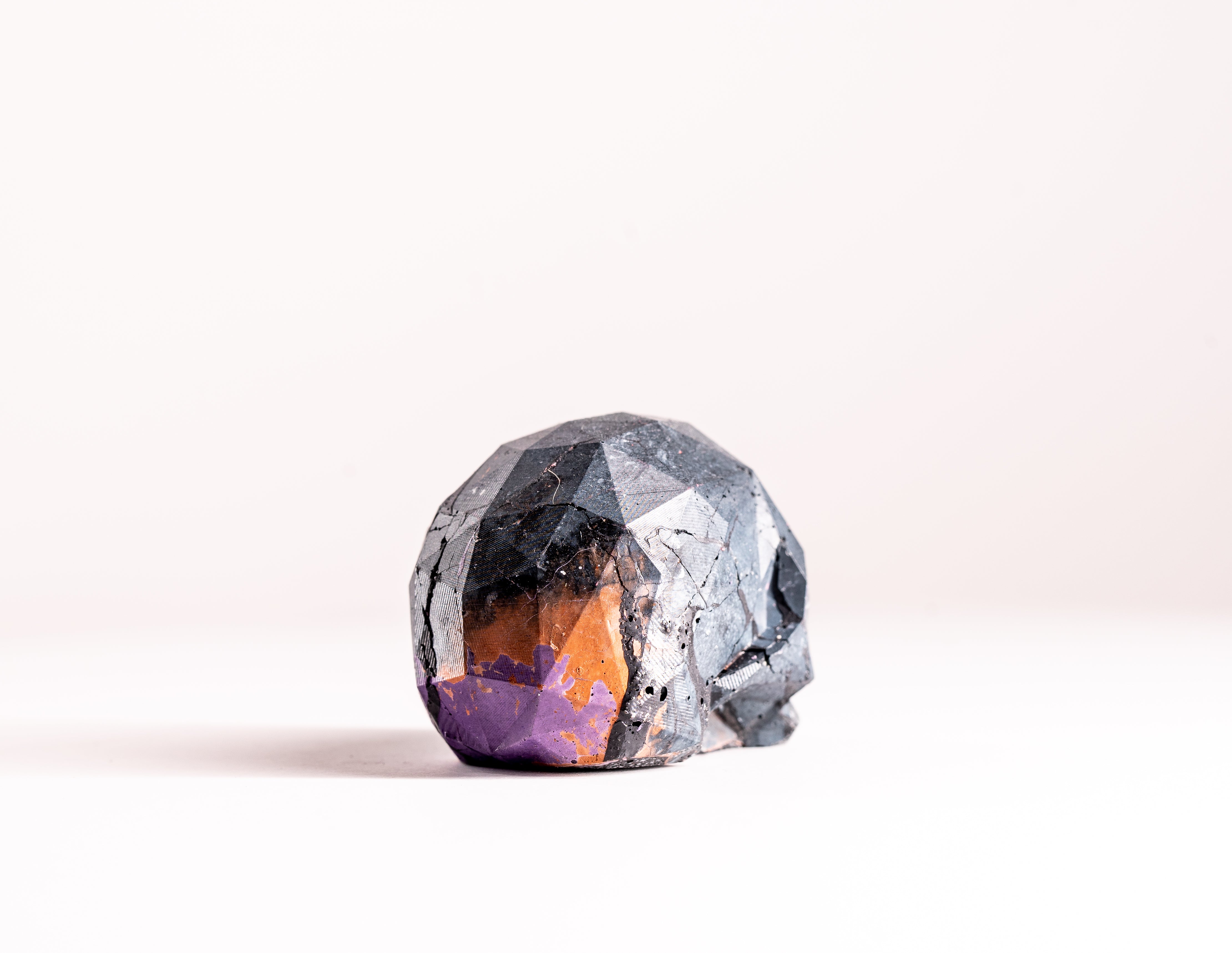 Mini Collectible Skull - Marbled - 01