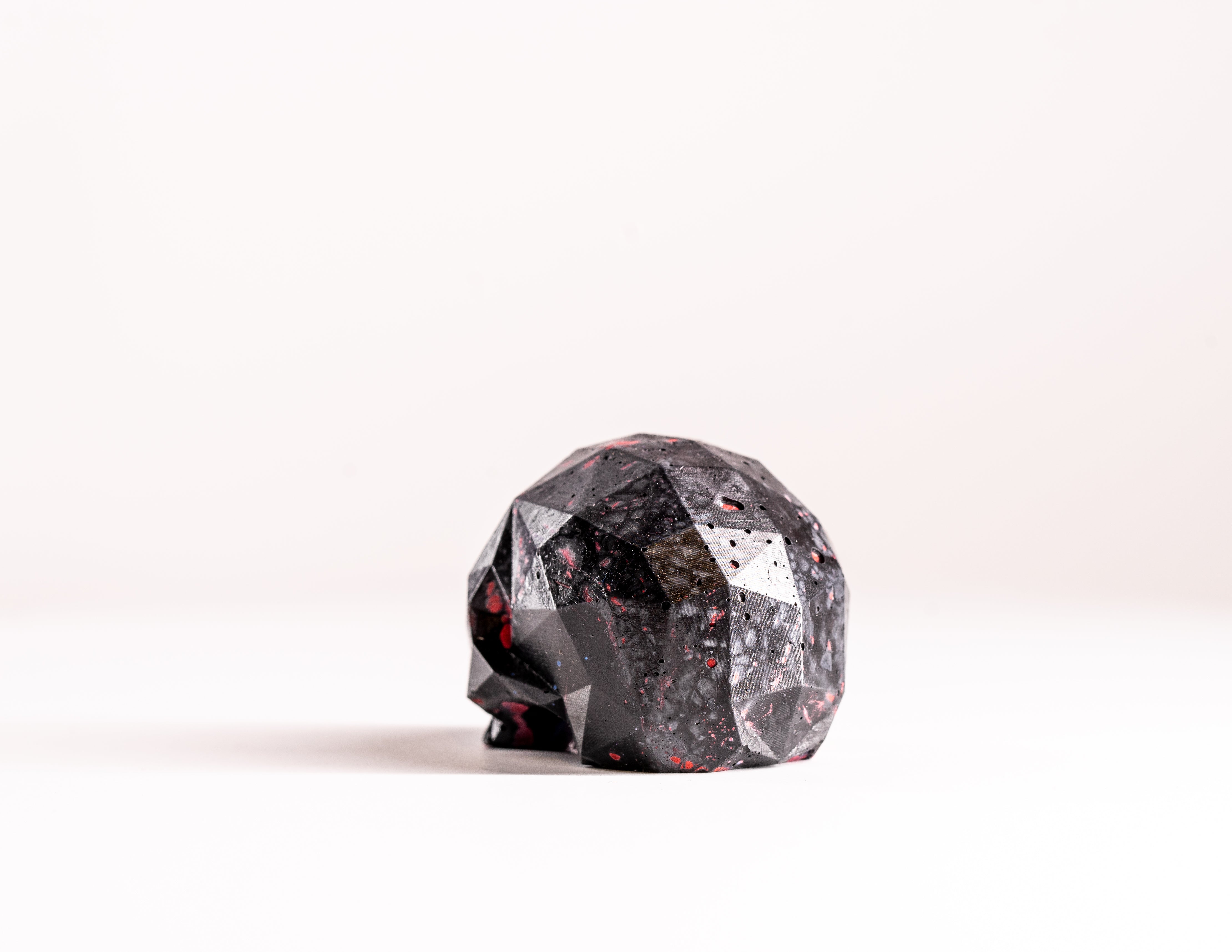 Mini Collectible Skull - Marbled - 03