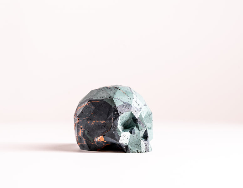 Mini Collectible Skull - Marbled -16