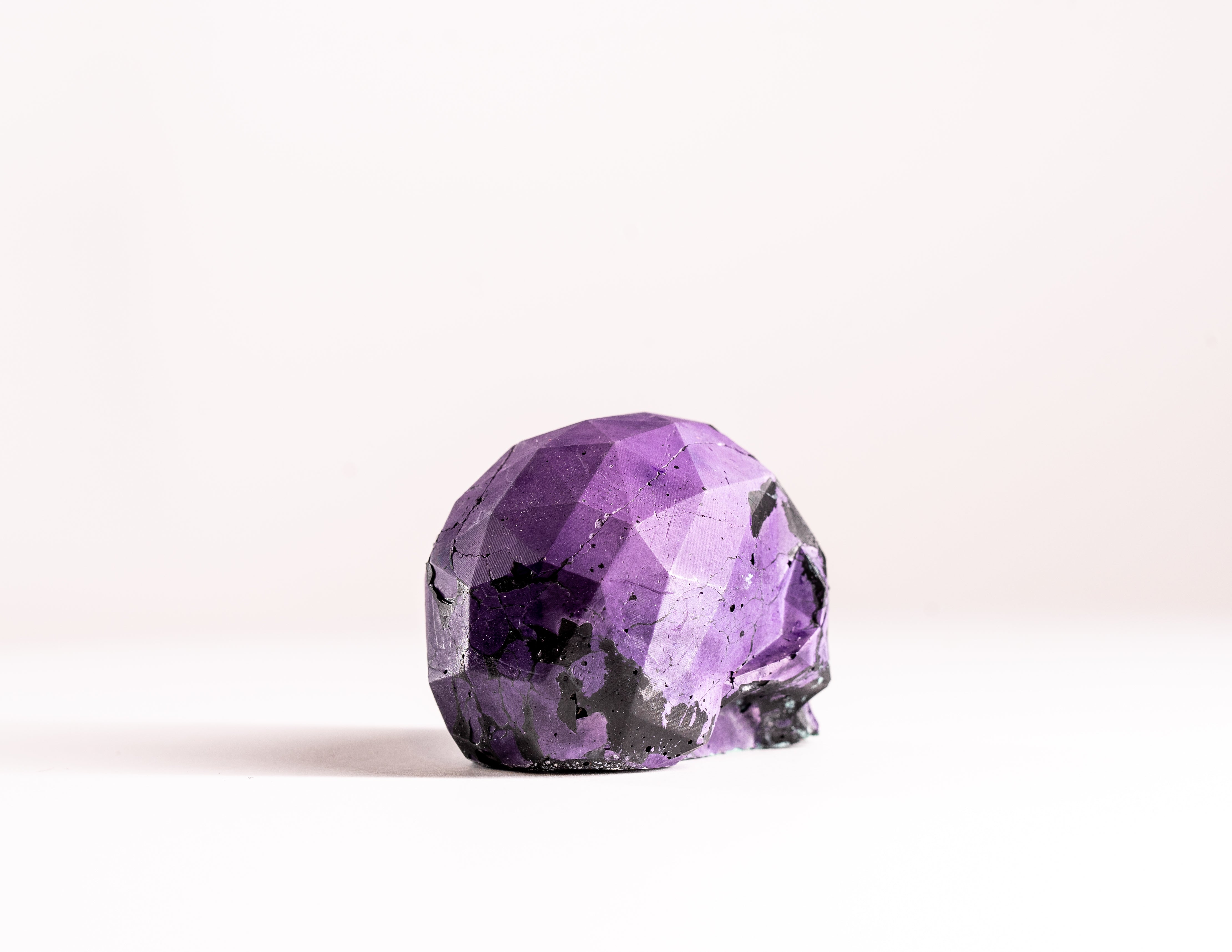 Mini Collectible Skull - Marbled -17