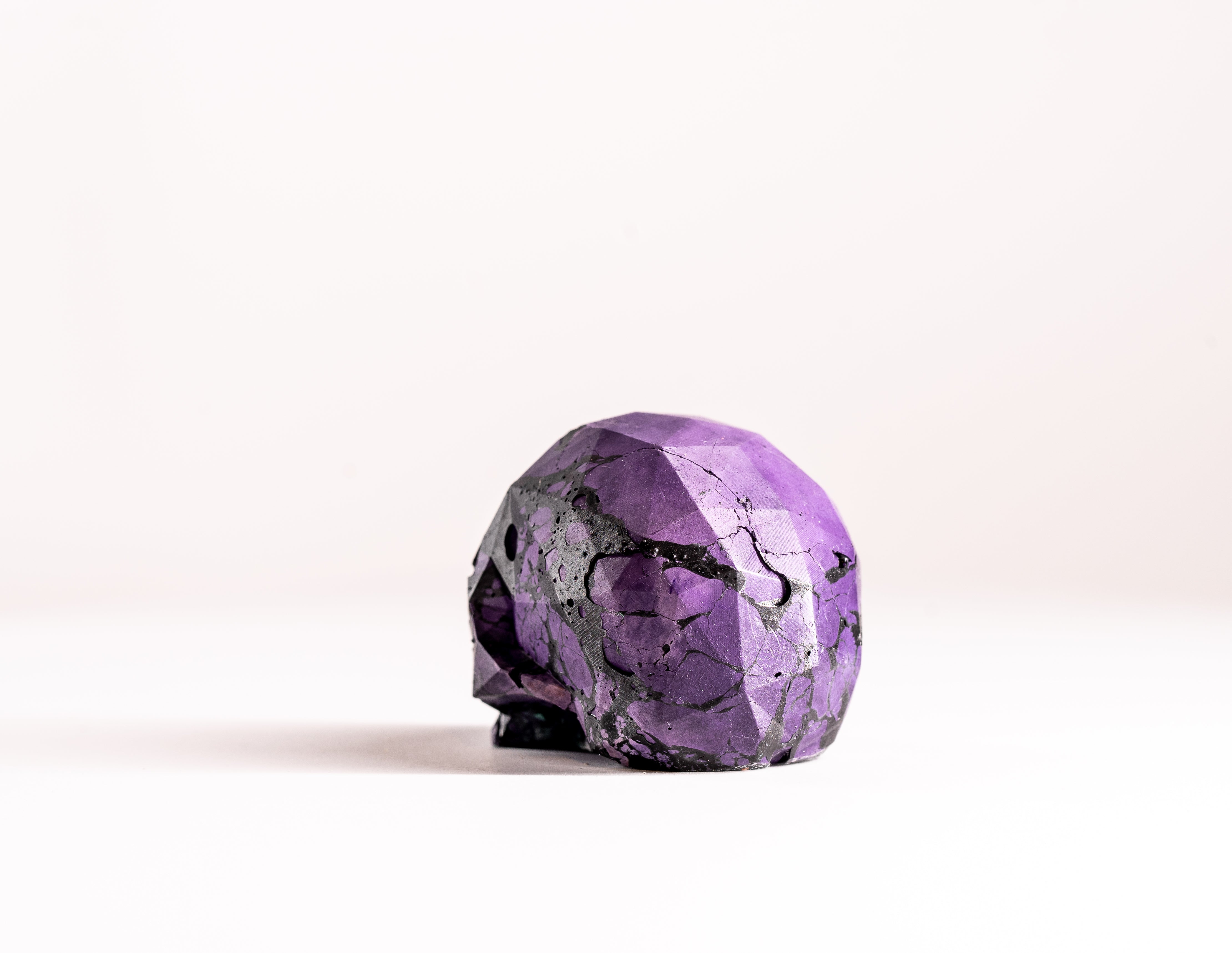 Mini Collectible Skull - Marbled -17